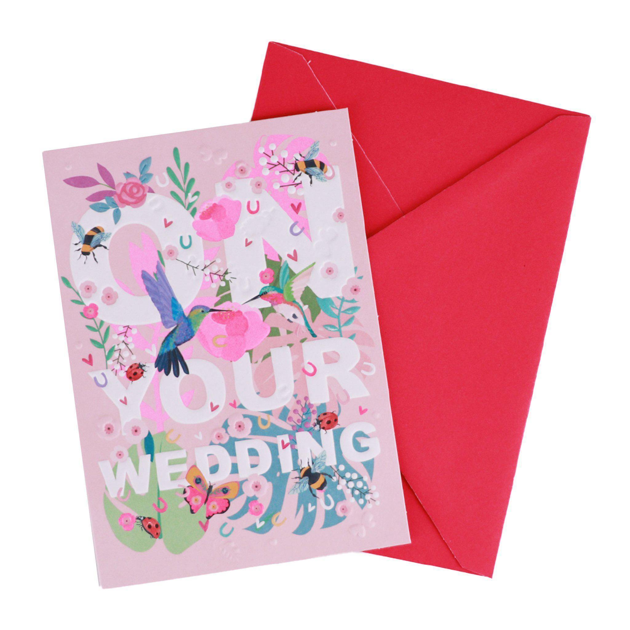 Card - Wild Thing Wedding Birds and Florals - KLOSH