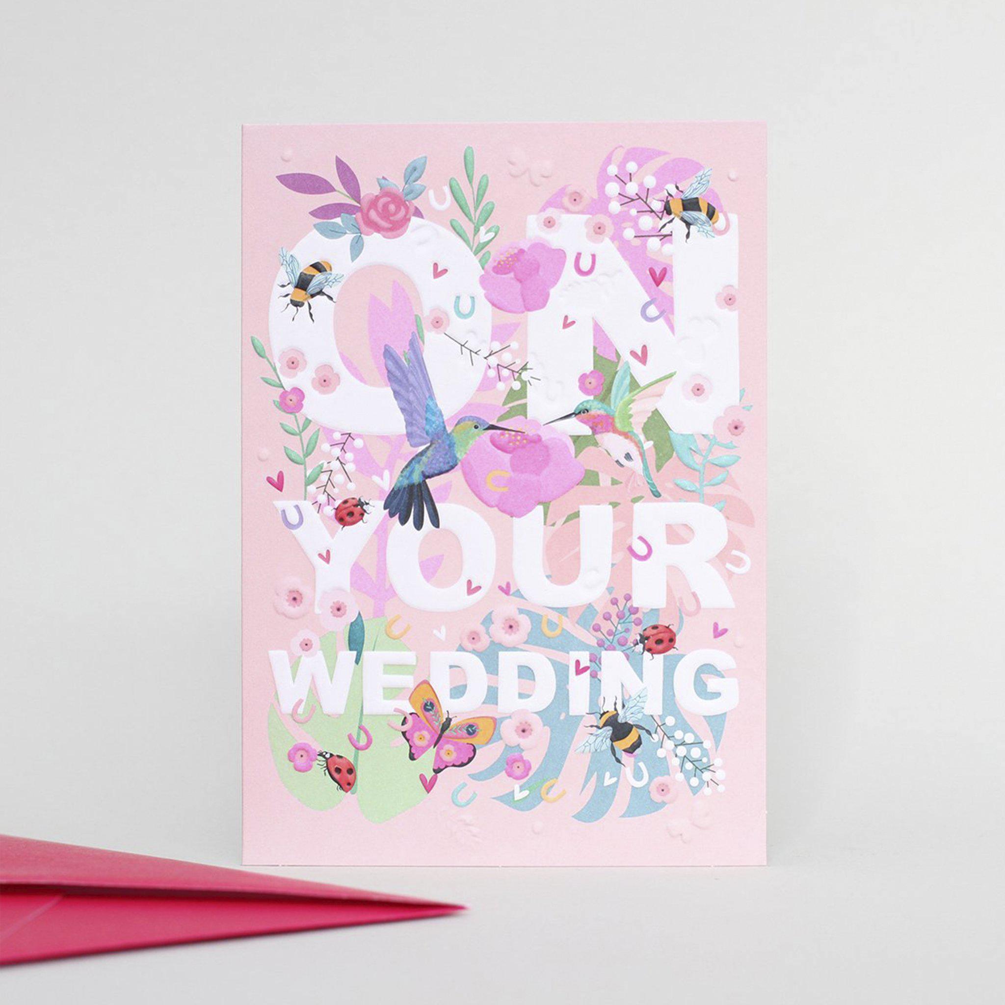 Card - Wild Thing Wedding Birds and Florals - KLOSH
