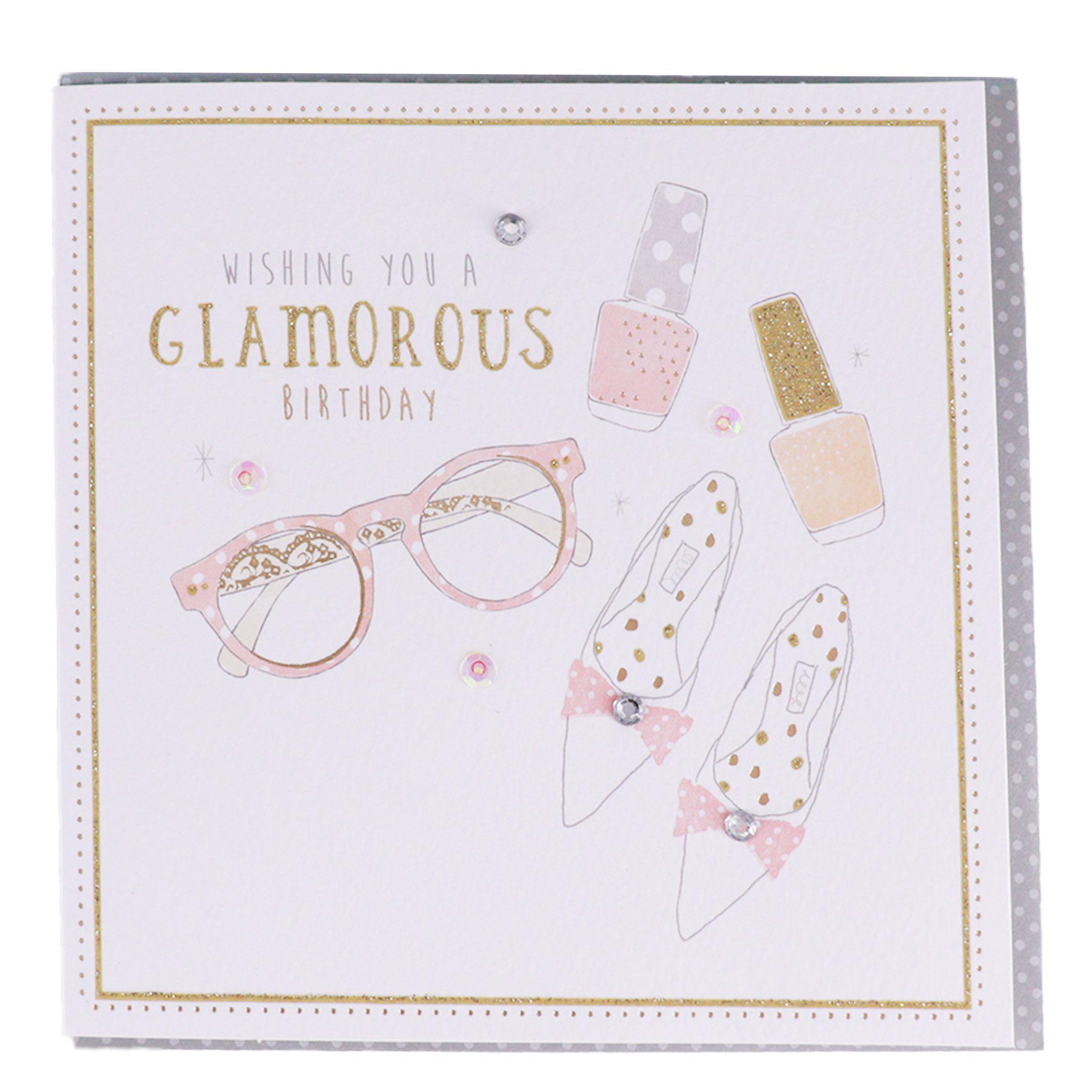 Card - Wishing You A Glamorous Birthday - KLOSH