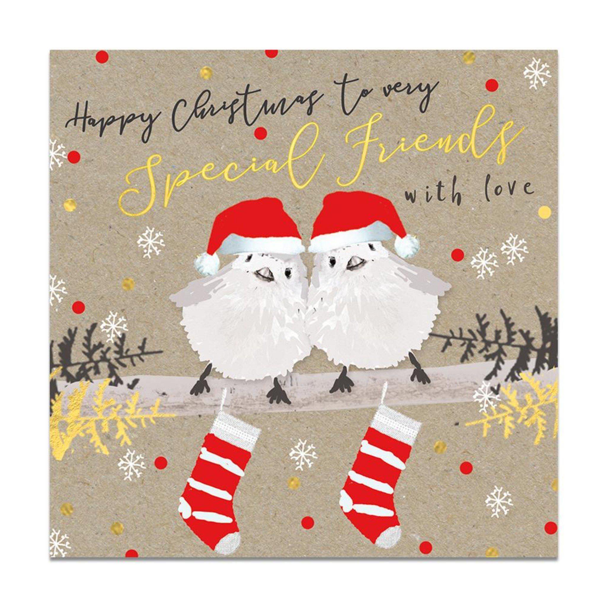 Christmas Card - Happy Christmas To My Special Friends With Love - KLOSH