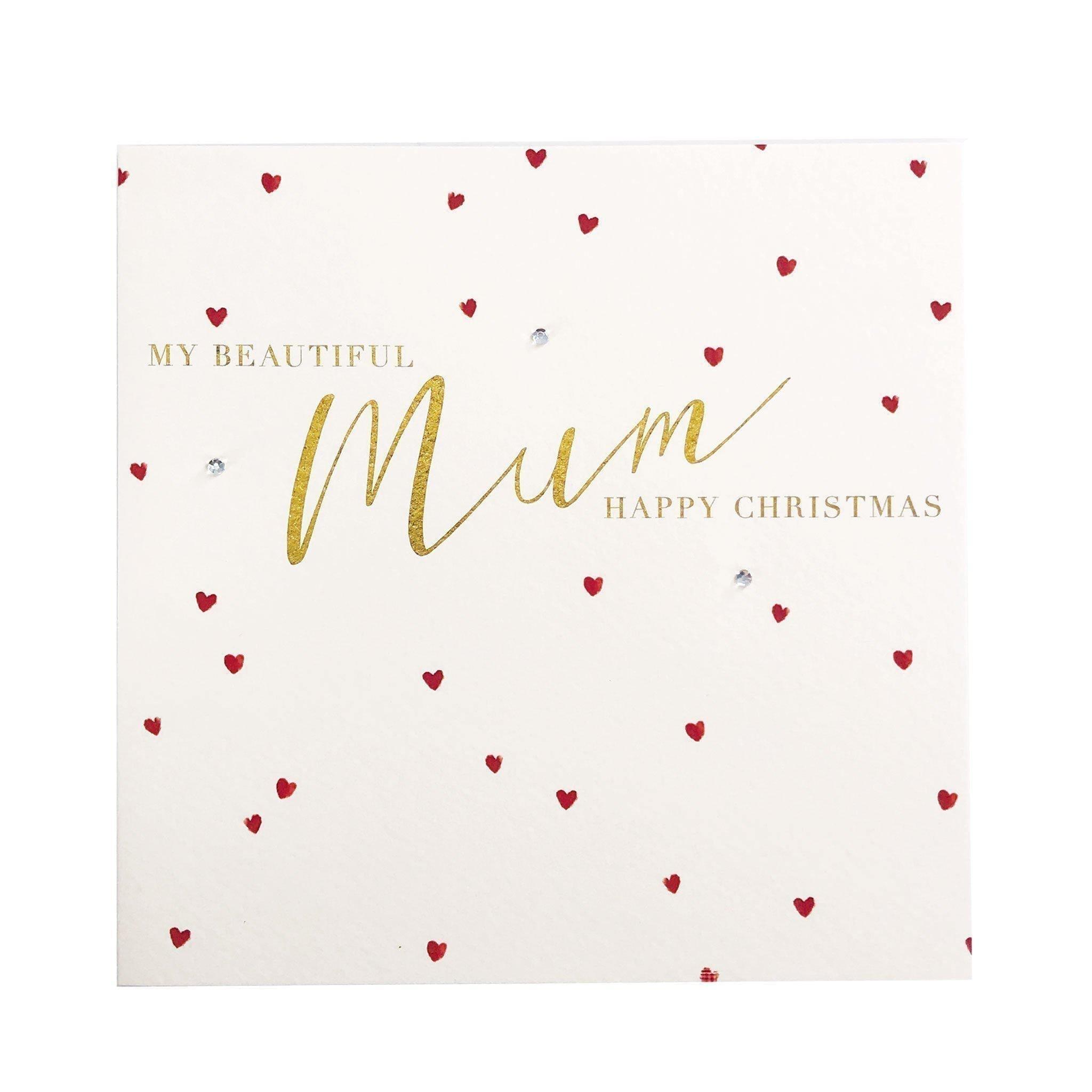 Christmas Card - My Beautiful Mum Happy Christmas - KLOSH