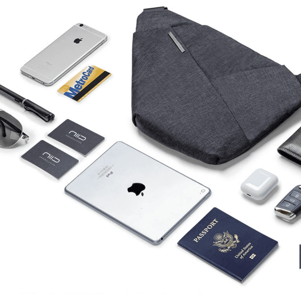 Cross Body Bag - NIID NEO Left Handed (Meteorite Black) - KLOSH