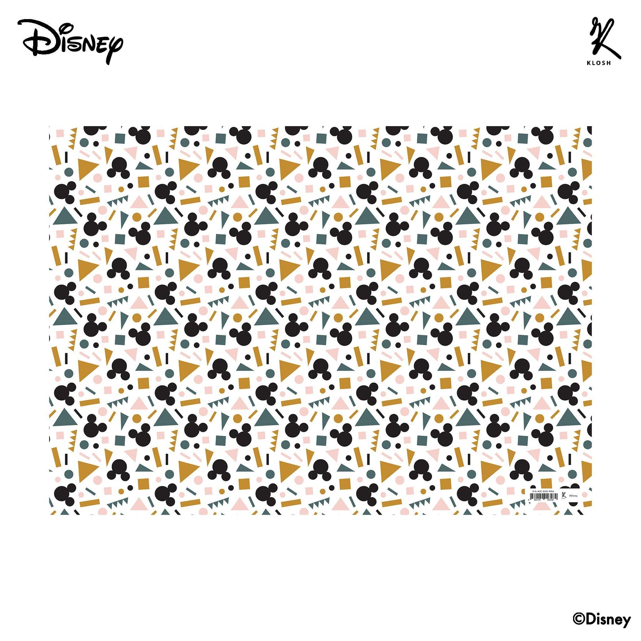 Disney Mickey & Friends - Geometrical Shapes Wrapping Paper – KLOSH
