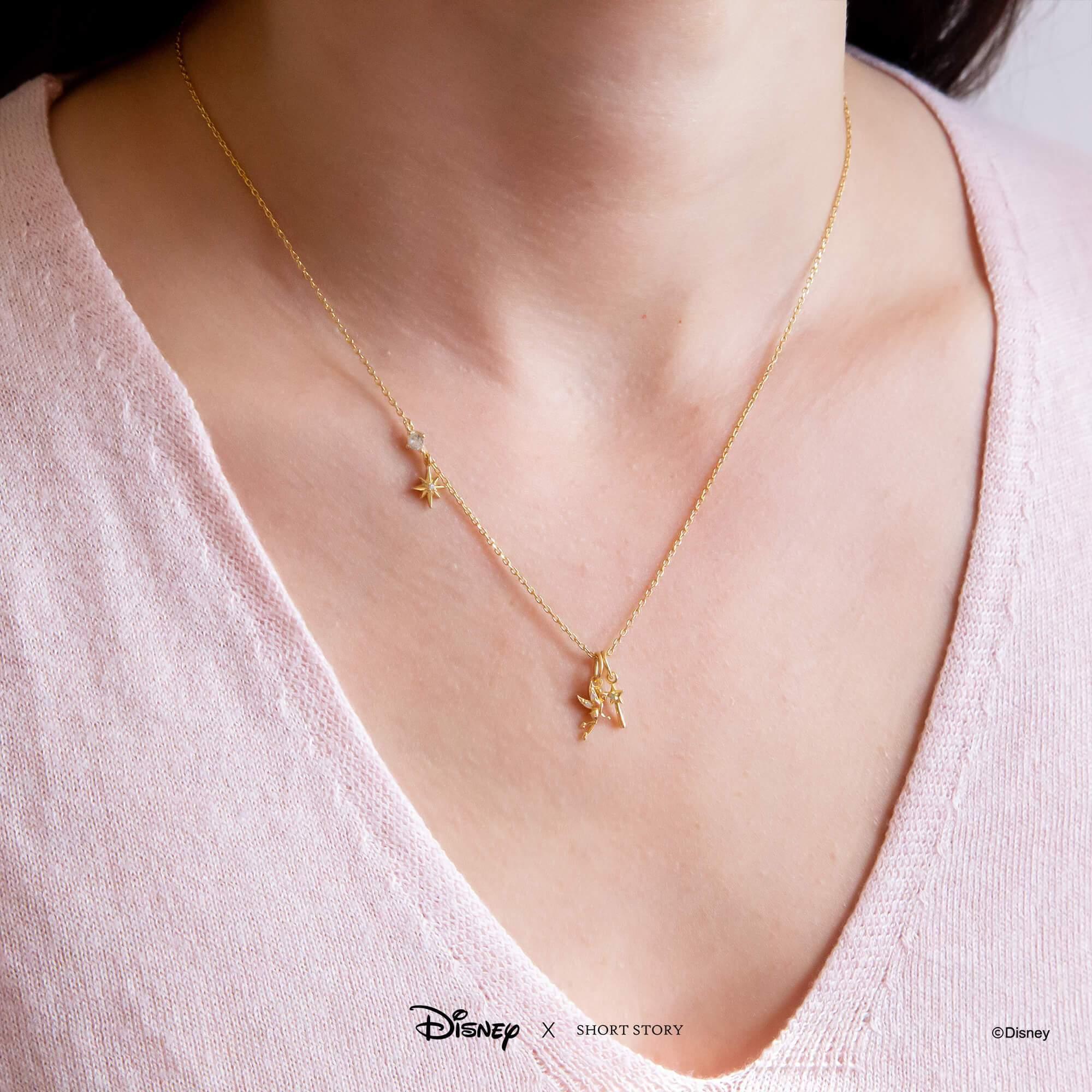 Disney Necklace - Tinker Bell Gold - KLOSH