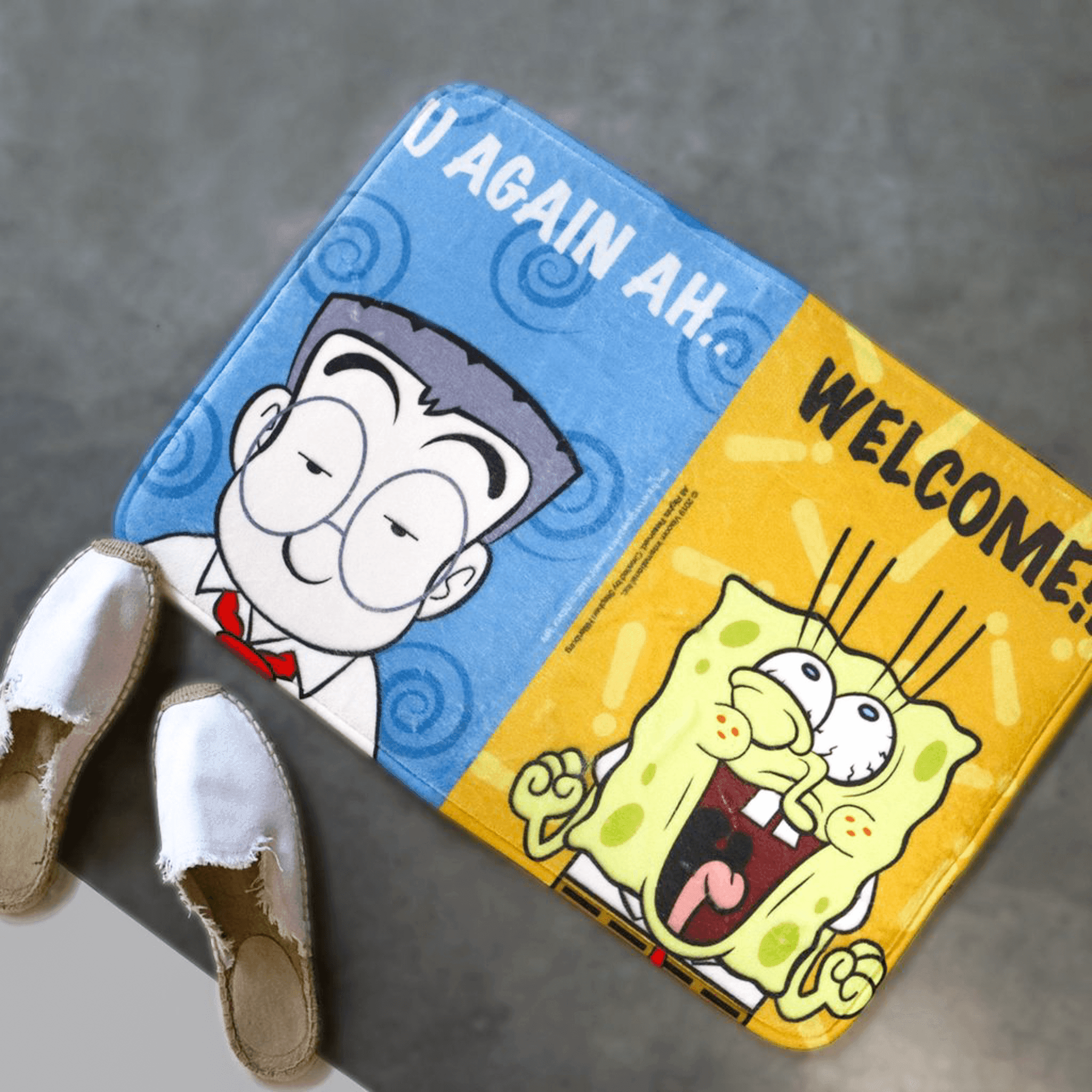Door Mat - Mr Kiasu x Spongebob - KLOSH