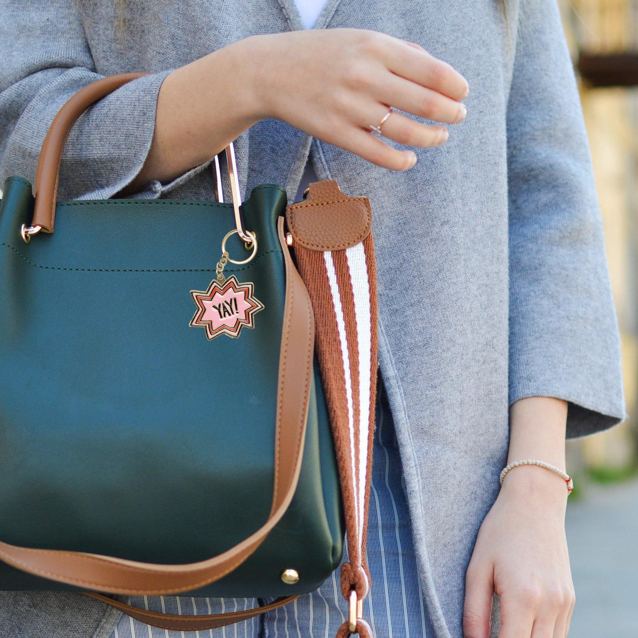 Enamel Key Chain - Yay - KLOSH