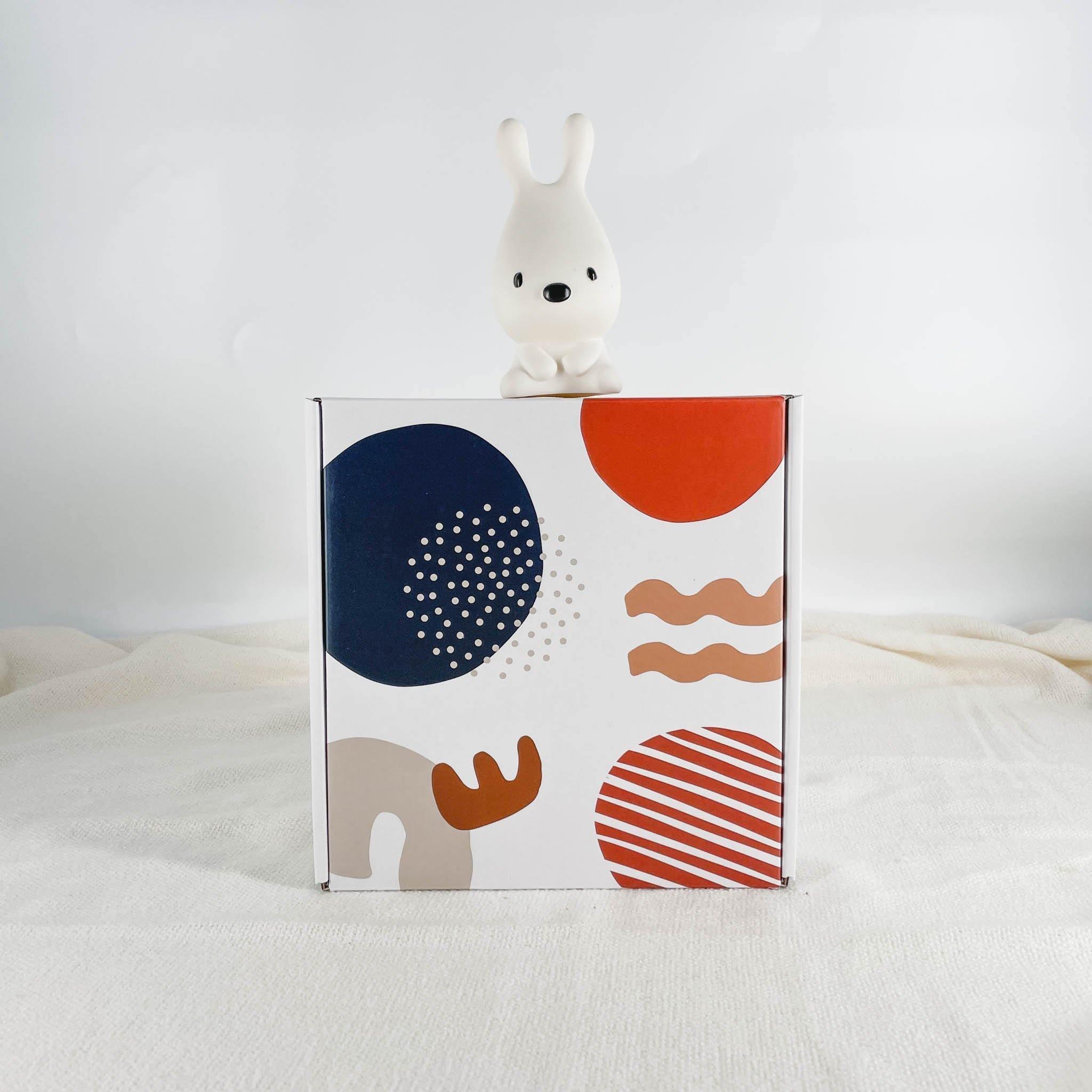 Gift Box - Abstract Art Folded Gift Boxes for Birthday, Wedding, Baby Shower - KLOSH