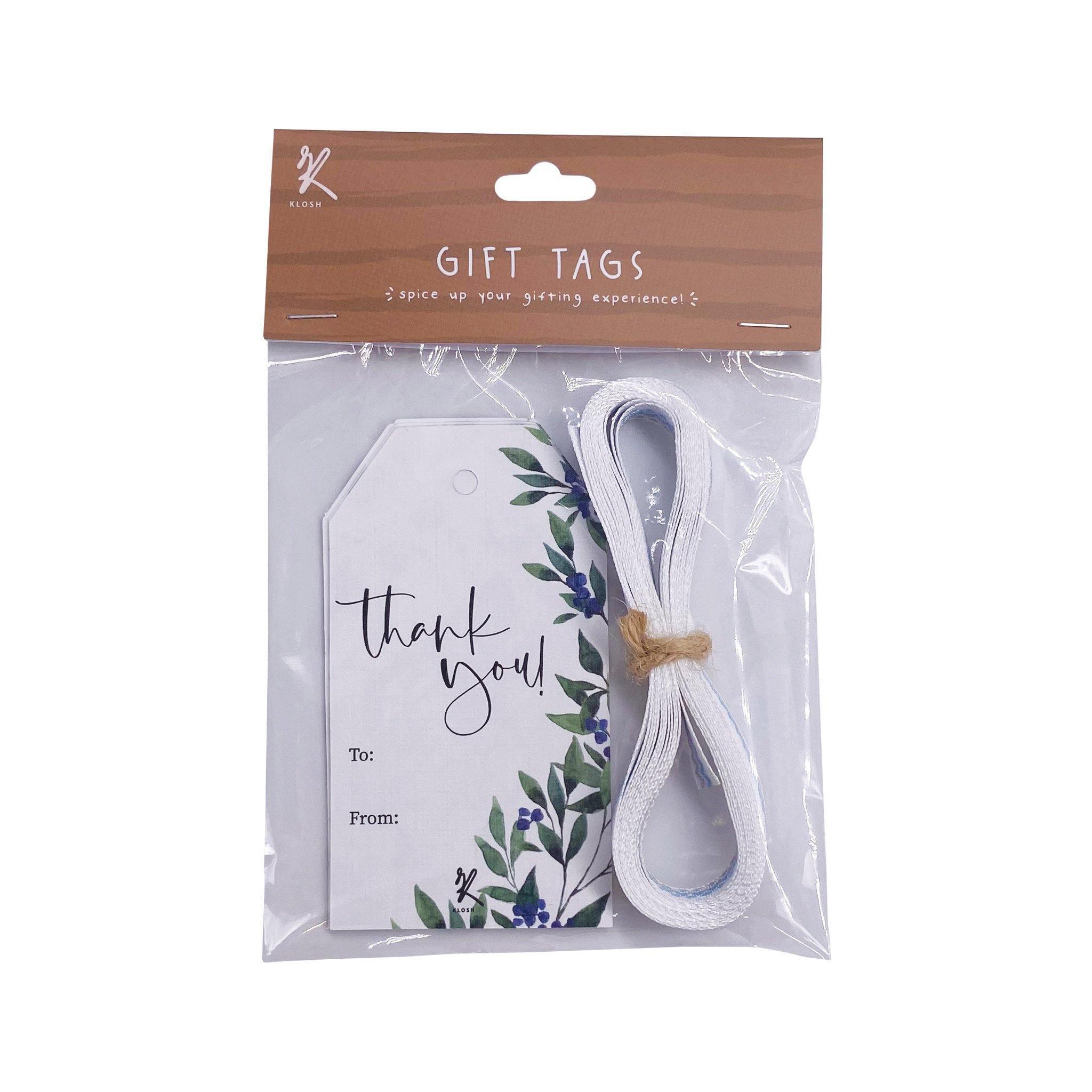 Gift Tags (Pack of 5) - 8 Designs - KLOSH