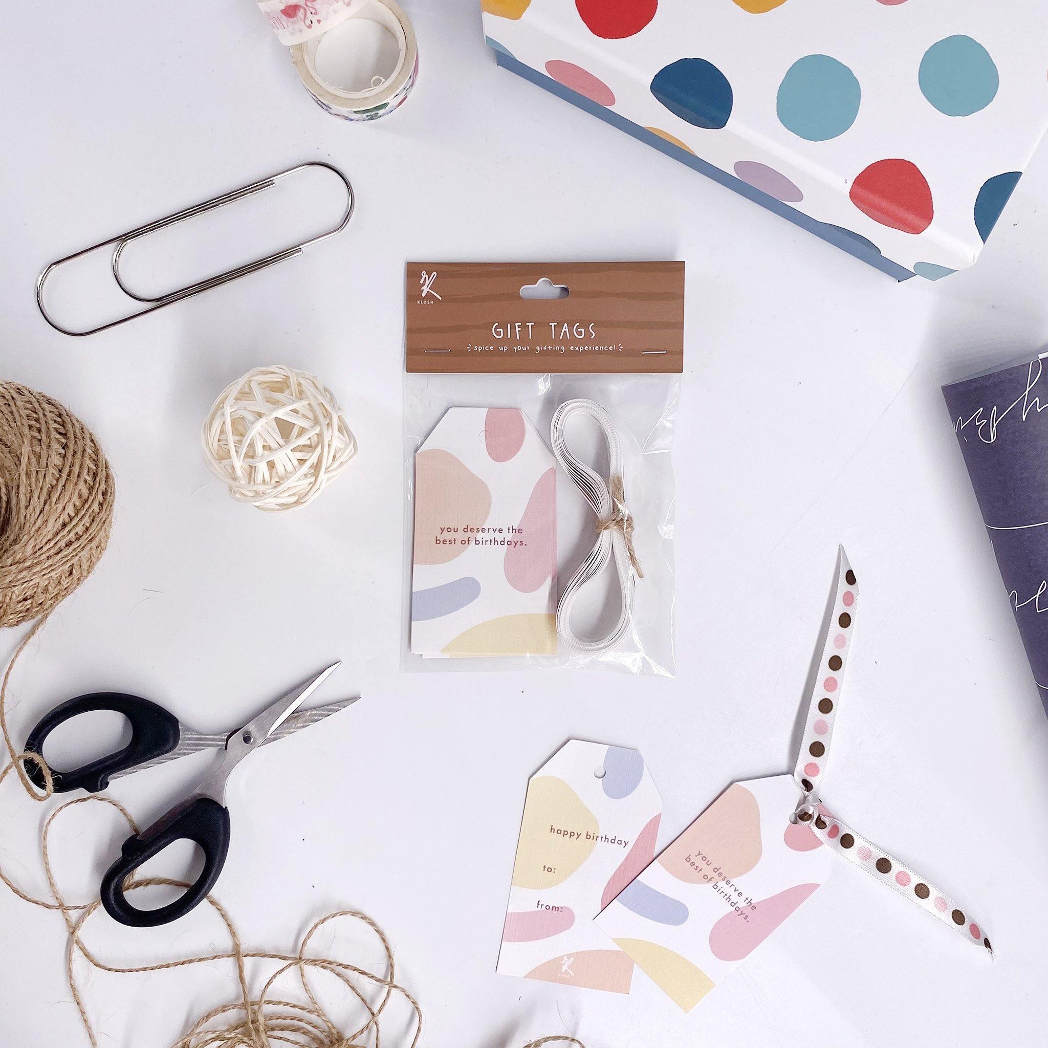 Gift Tags (Pack of 5) - 8 Designs - KLOSH