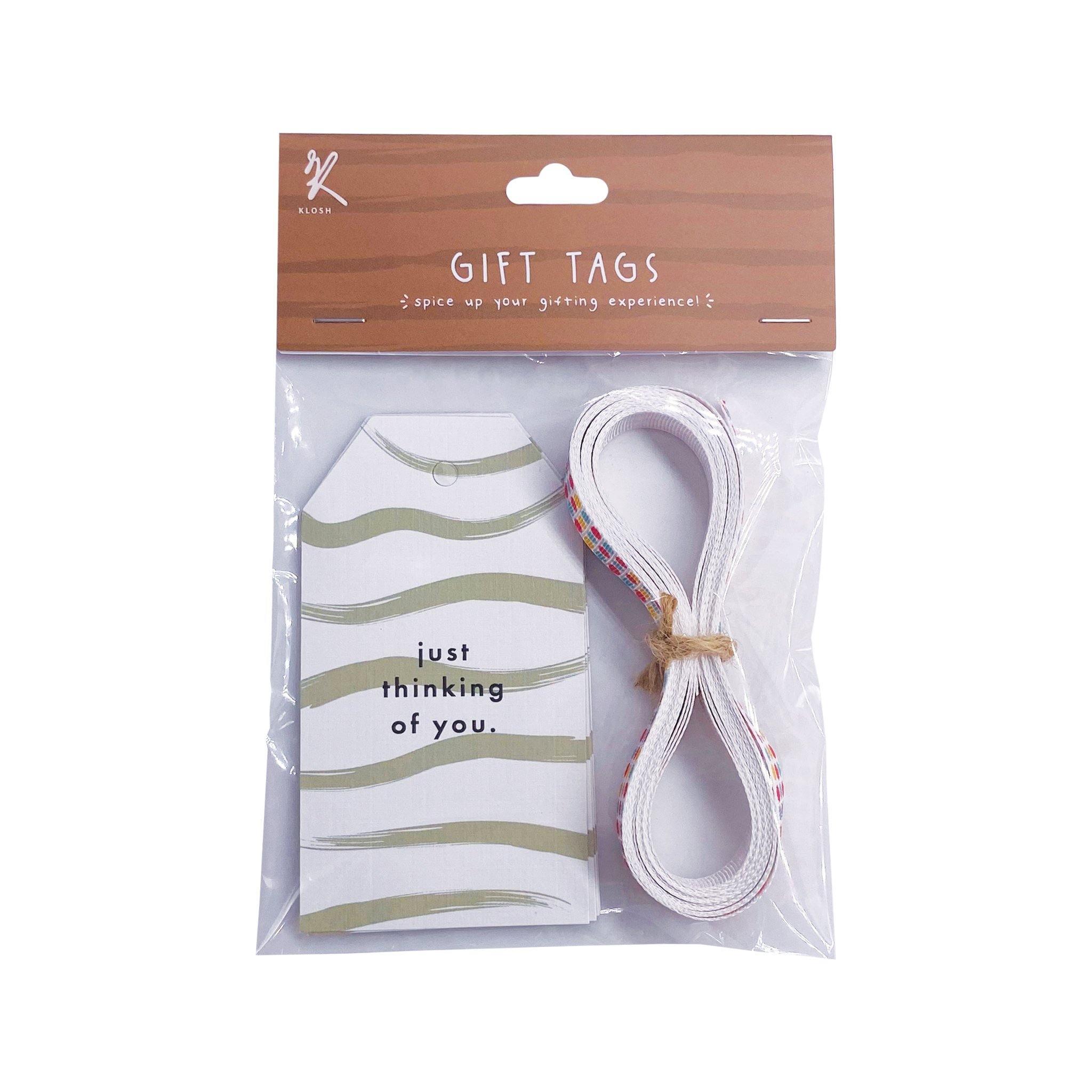 Gift Tags (Pack of 5) - 8 Designs - KLOSH