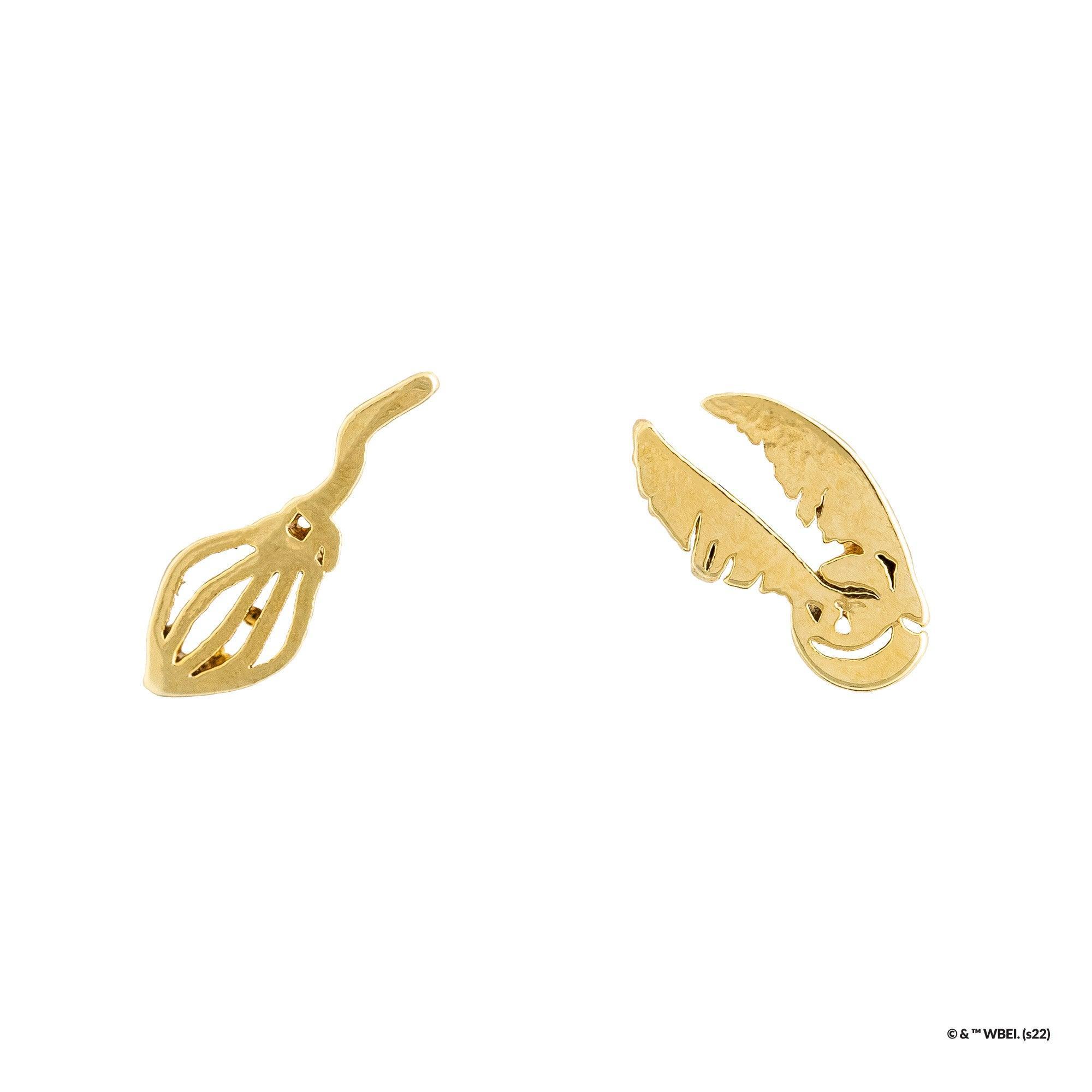 Harry Potter Earring - Nimbus 2000 & Snitch - KLOSH
