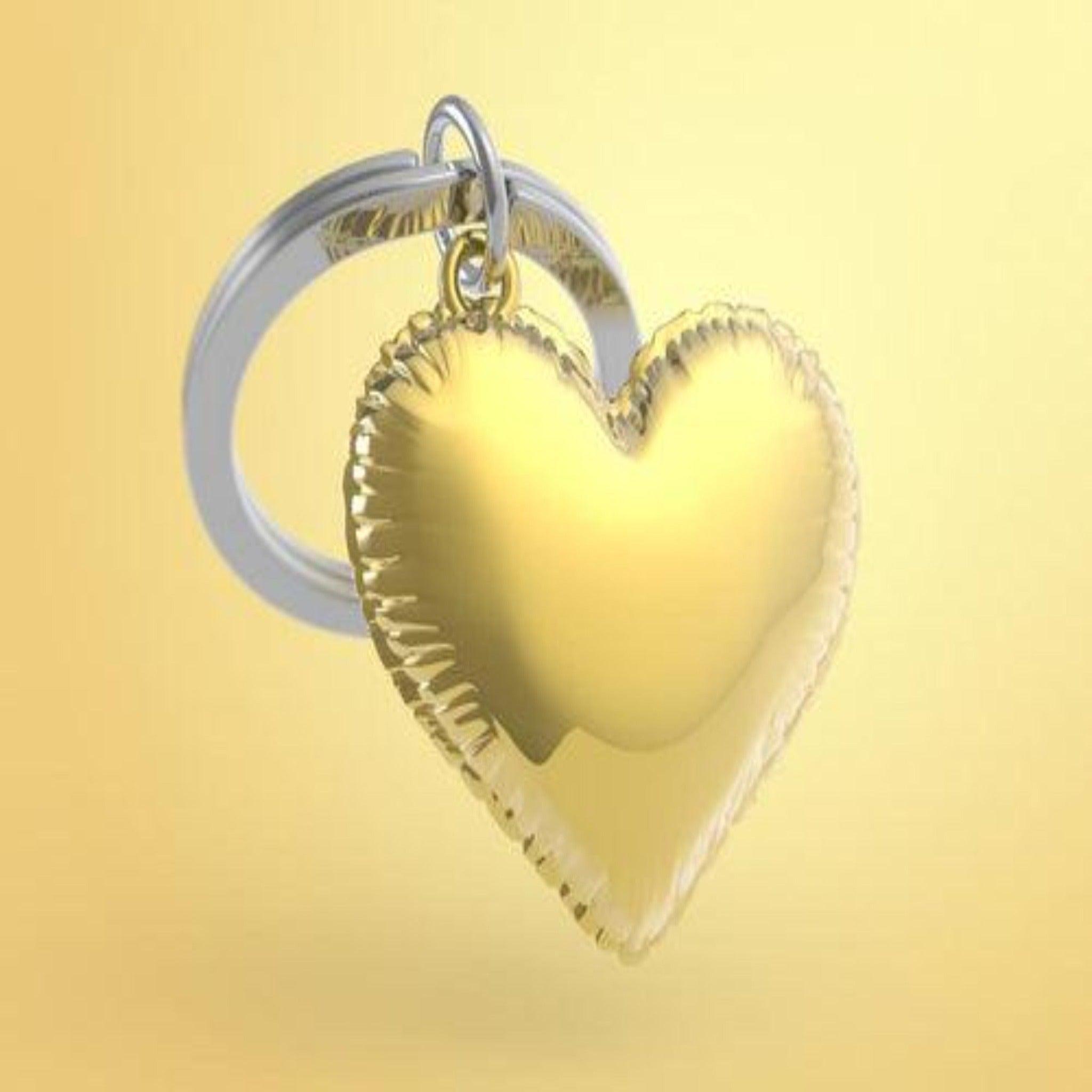 Keyring - Party Balloon Heart Shape - KLOSH