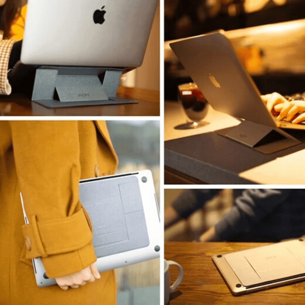 Laptop Stand - Allocacoc MOFT (Silver) - KLOSH