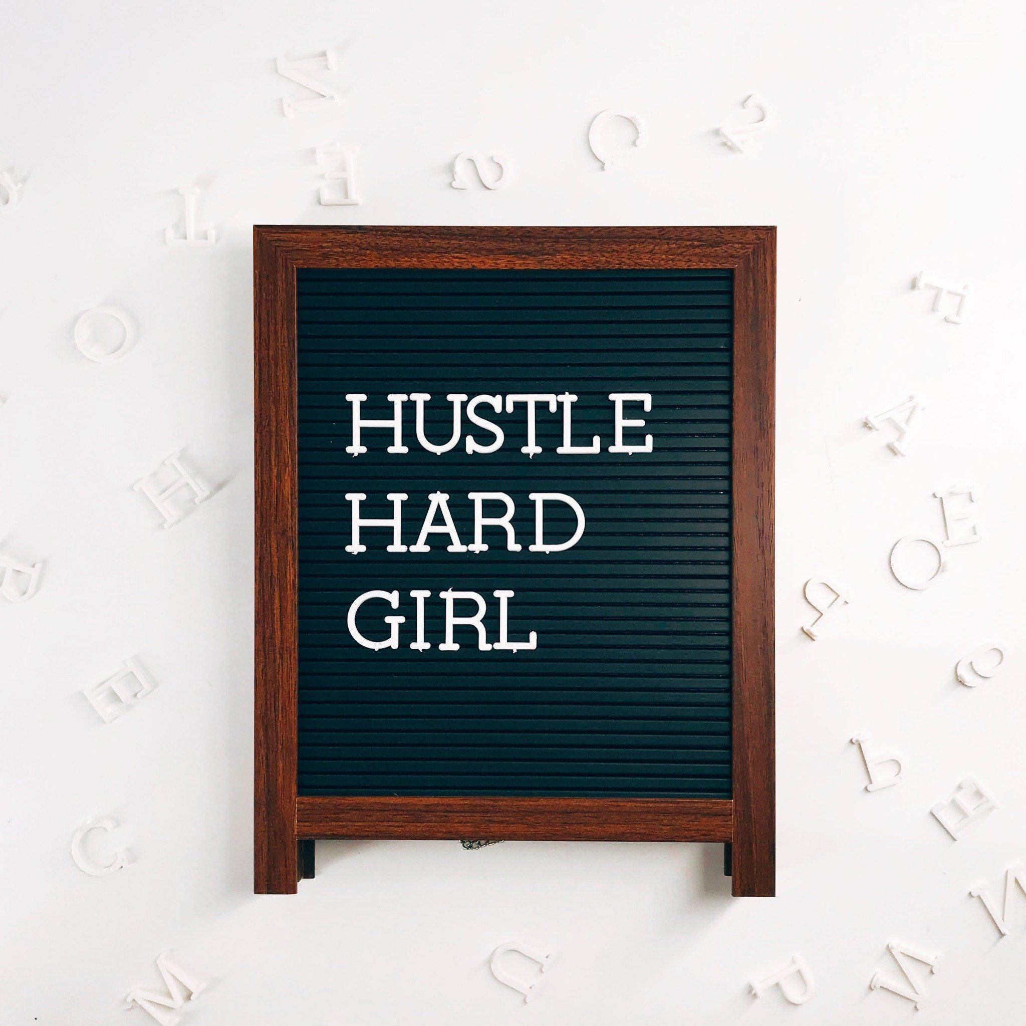 Letter Board Alphabet Set - White - KLOSH