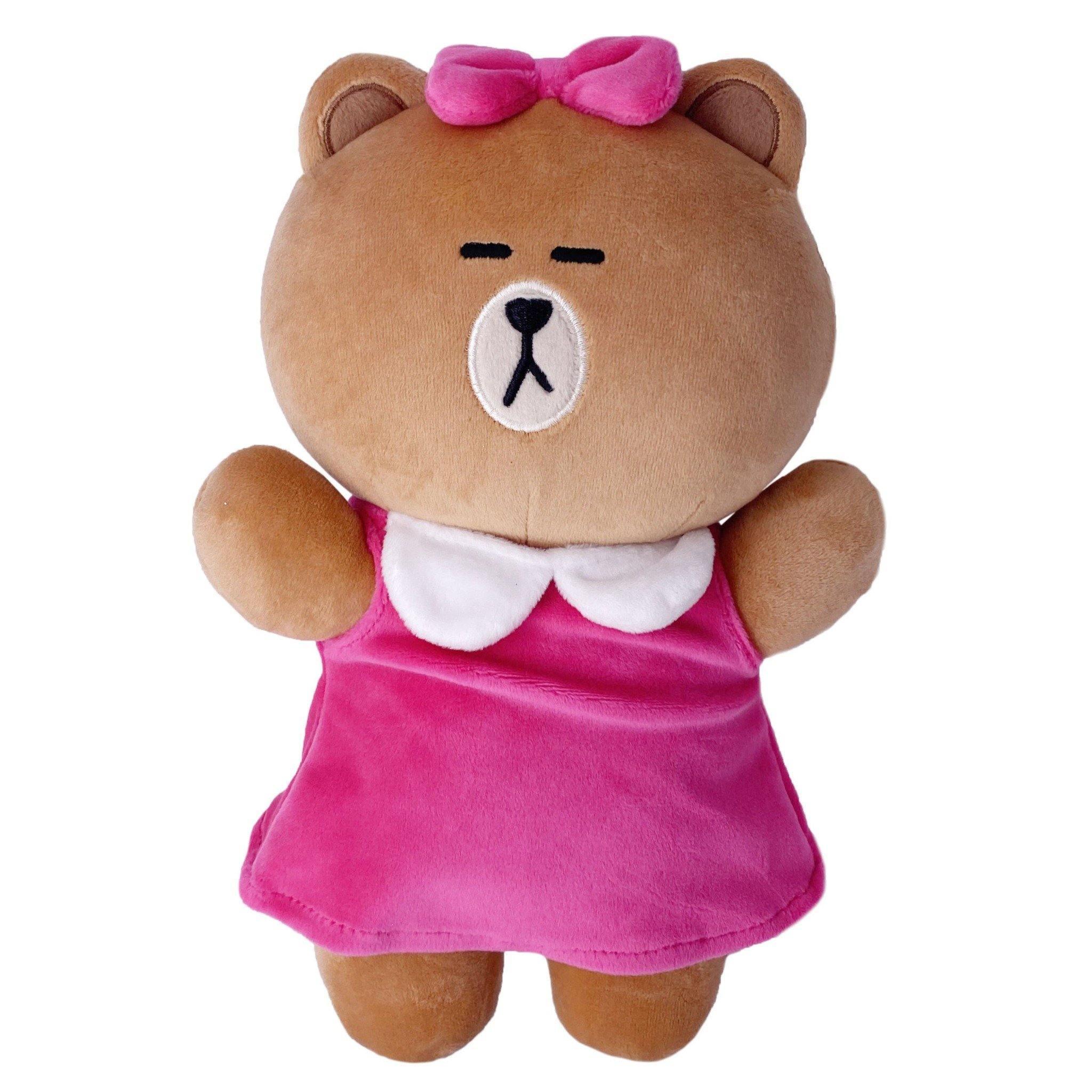 Line Friends - Choco Sleeping Plush 10" - KLOSH