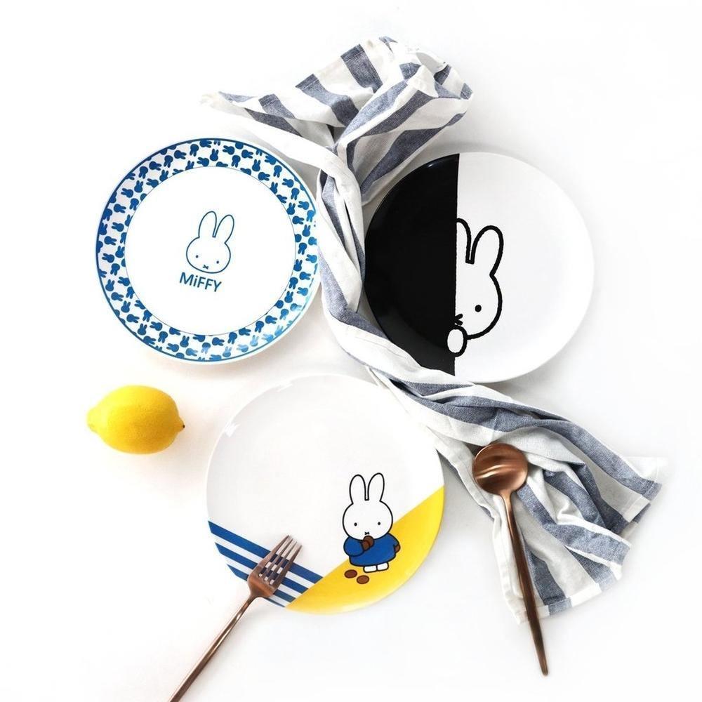 Miffy - Blue Motifs Plate - KLOSH
