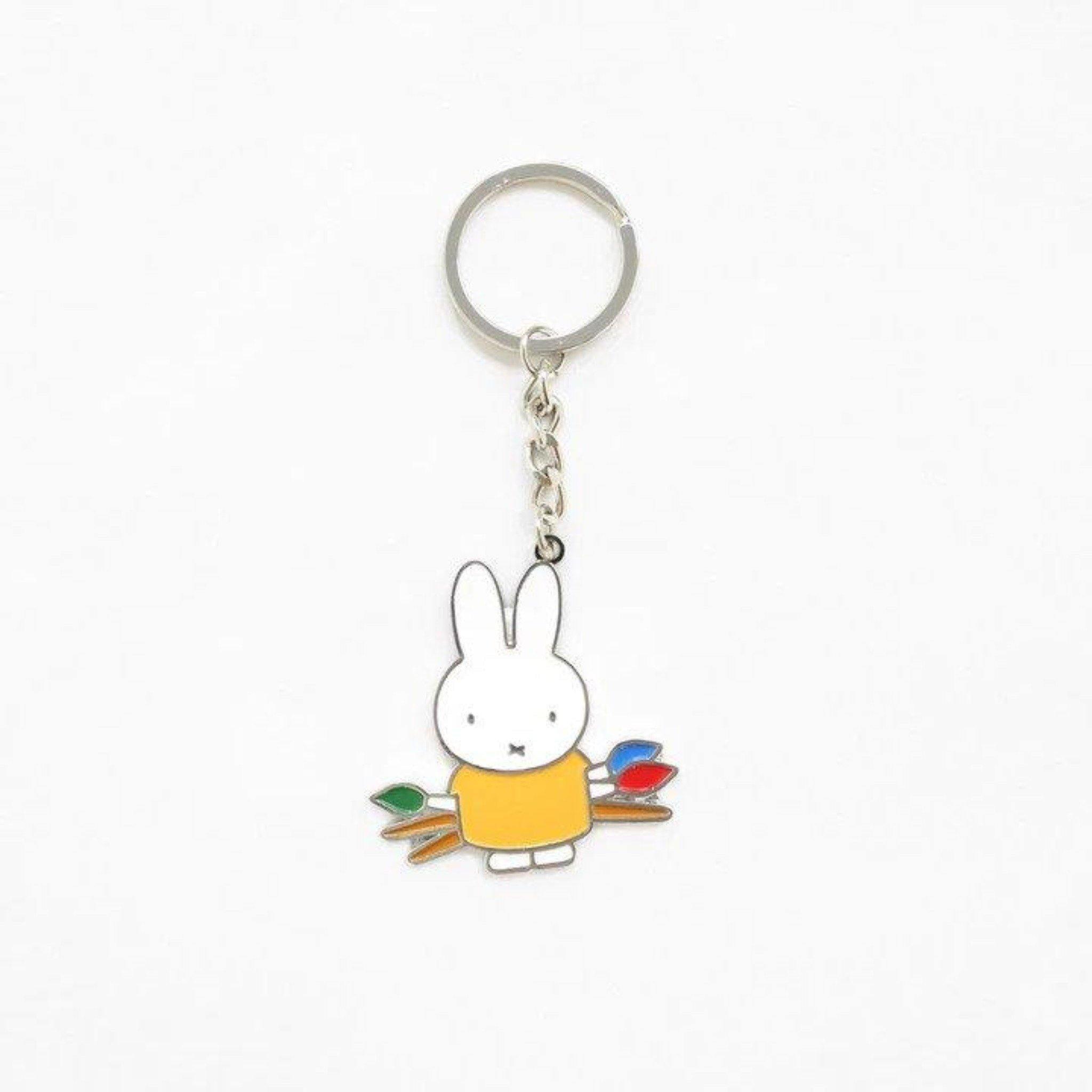 Miffy - Enamel Keychain - Brushes - KLOSH