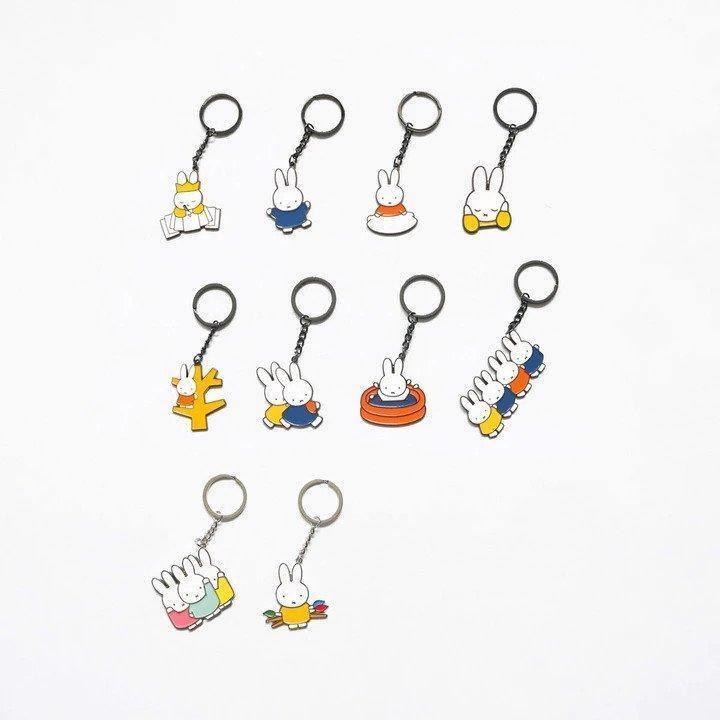 Miffy - Enamel Keychain - Swim - KLOSH