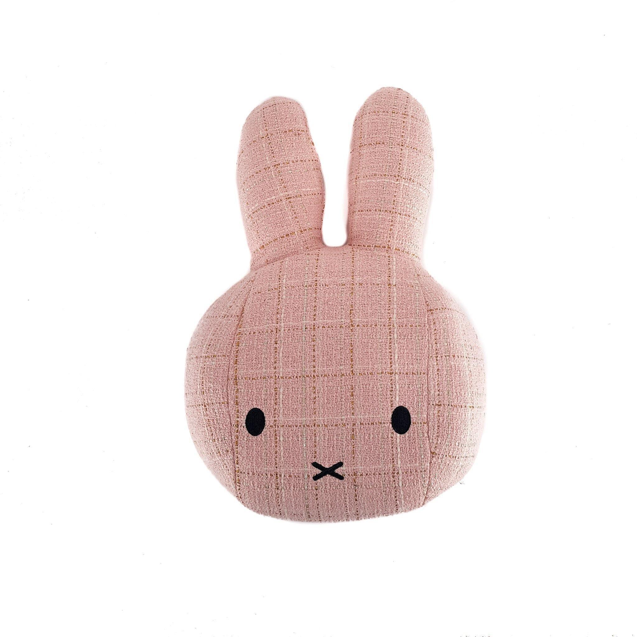 Miffy - Head Cushion Checkered Pink - KLOSH