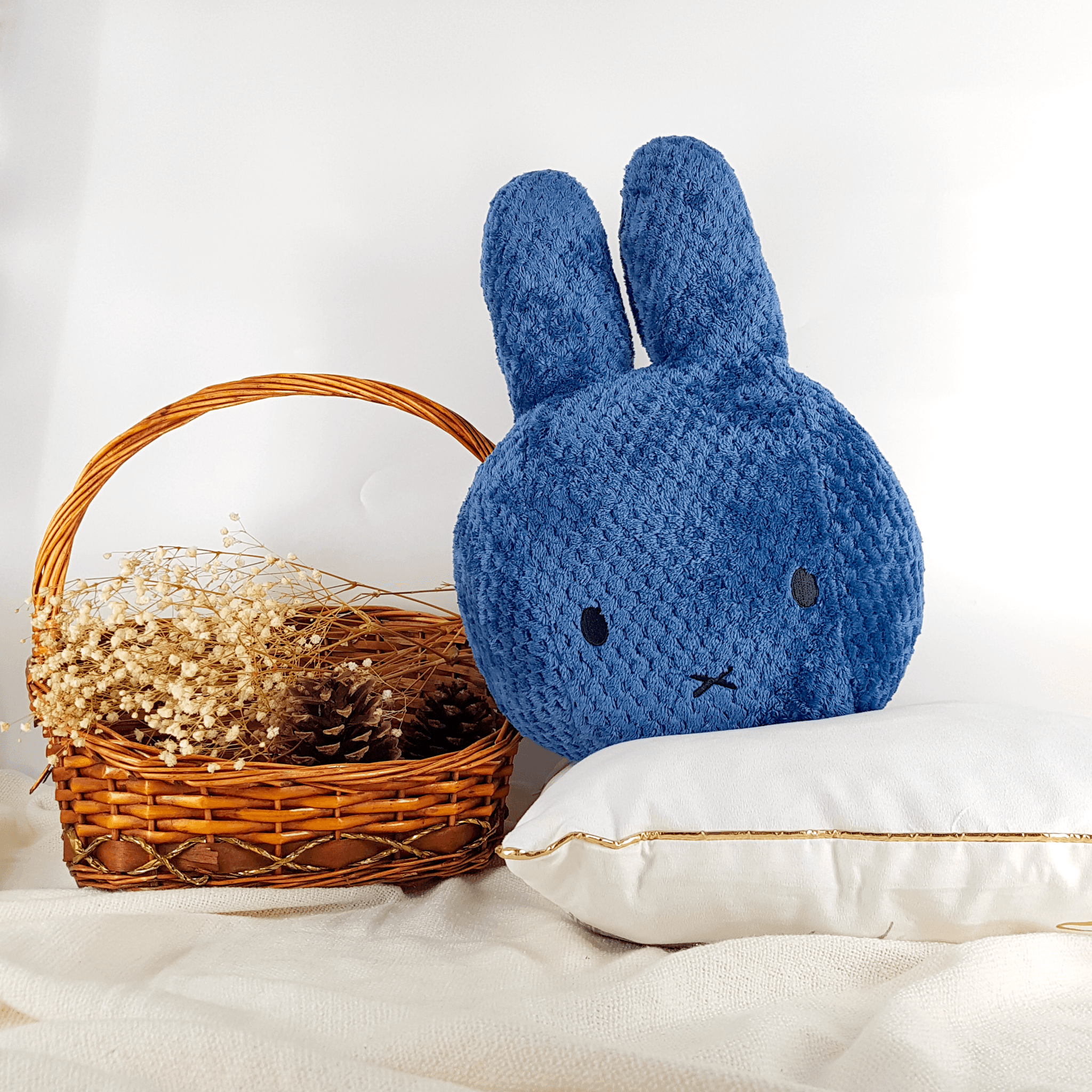 Miffy - Head Cushion Waffle Navy - KLOSH
