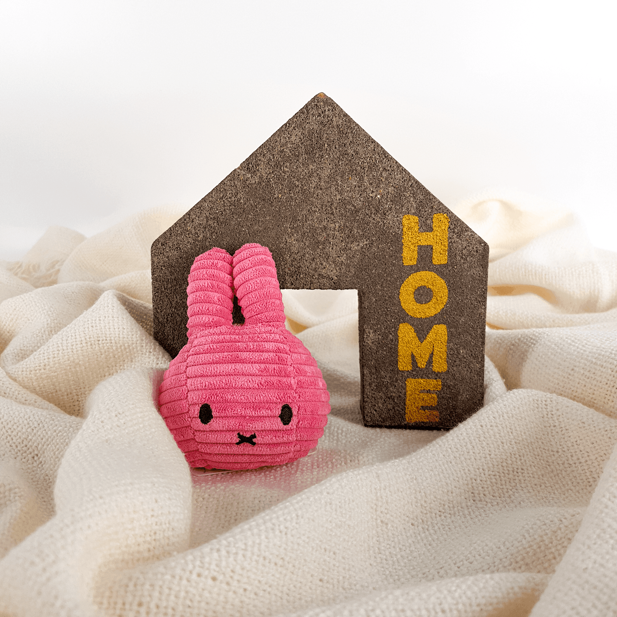 Miffy - Head Keychain Corduory Rose - KLOSH