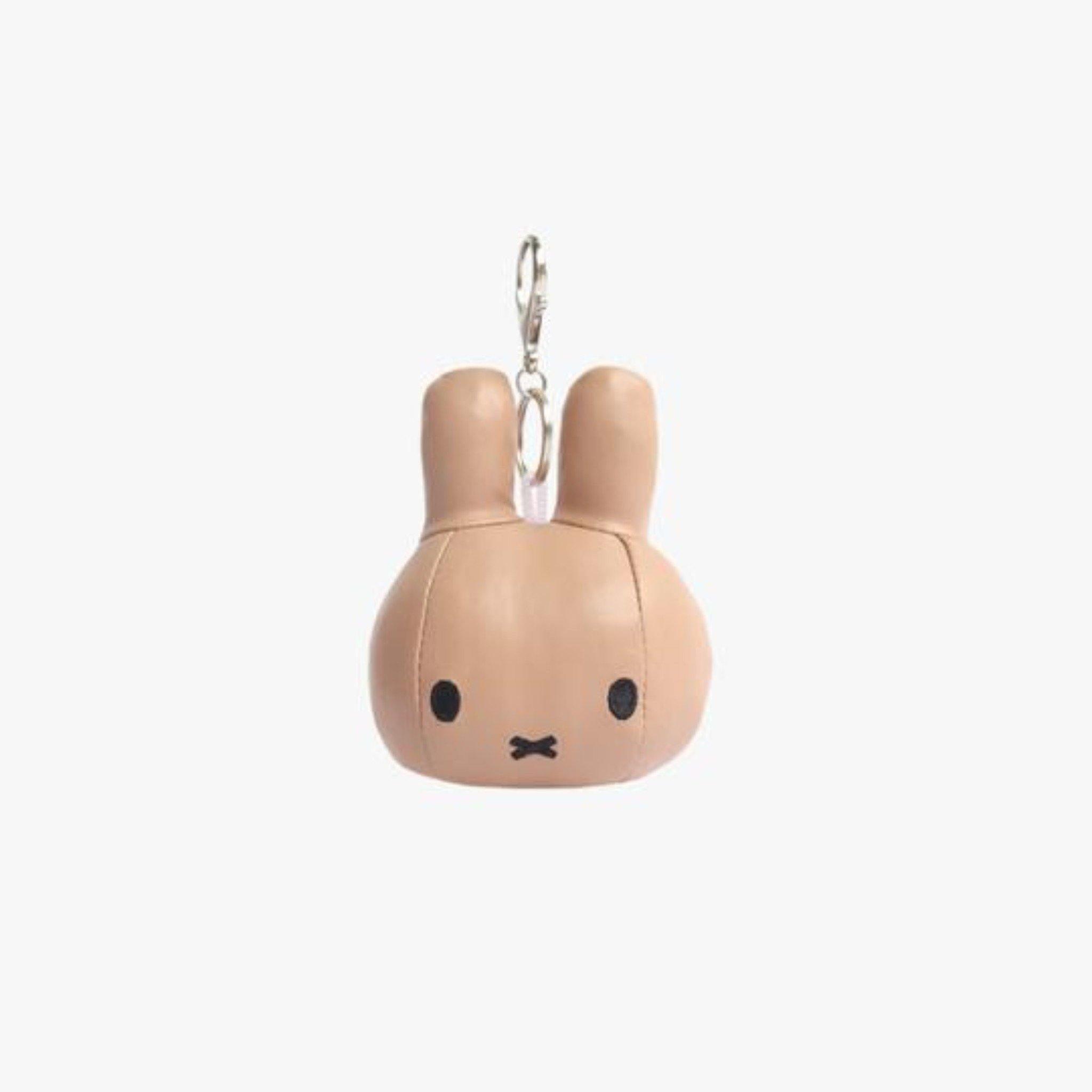 Miffy - Head Keychain Leather Tan - KLOSH