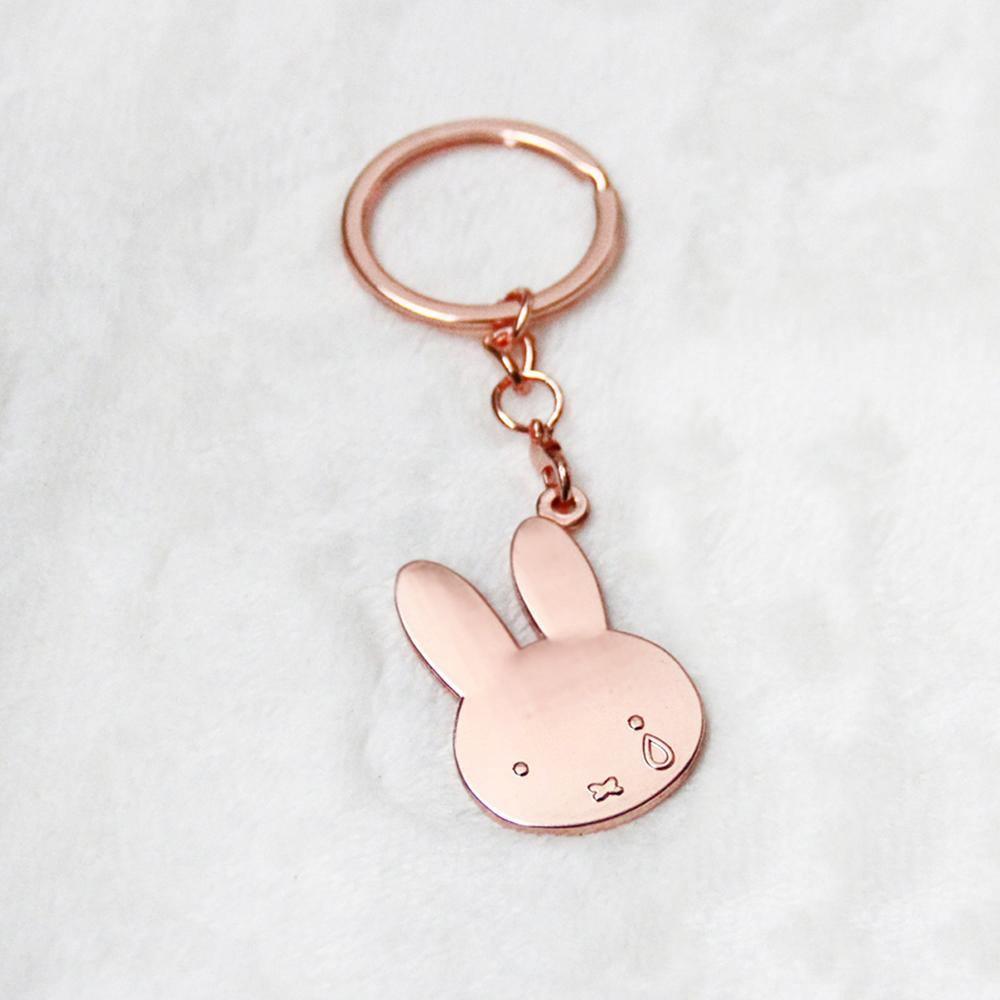 Miffy - Rose Gold Badge Keychain - KLOSH