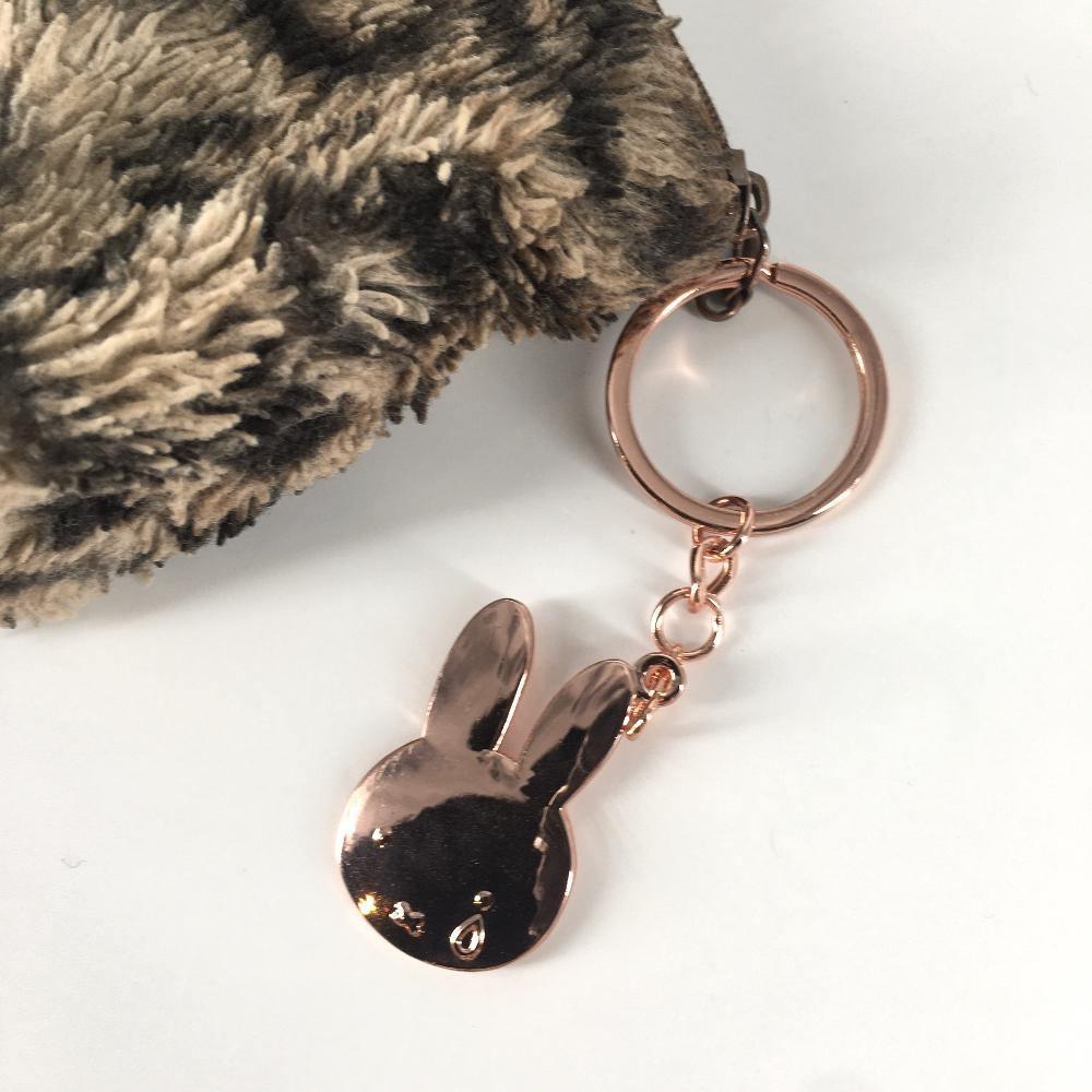 Miffy - Rose Gold Badge Keychain - KLOSH