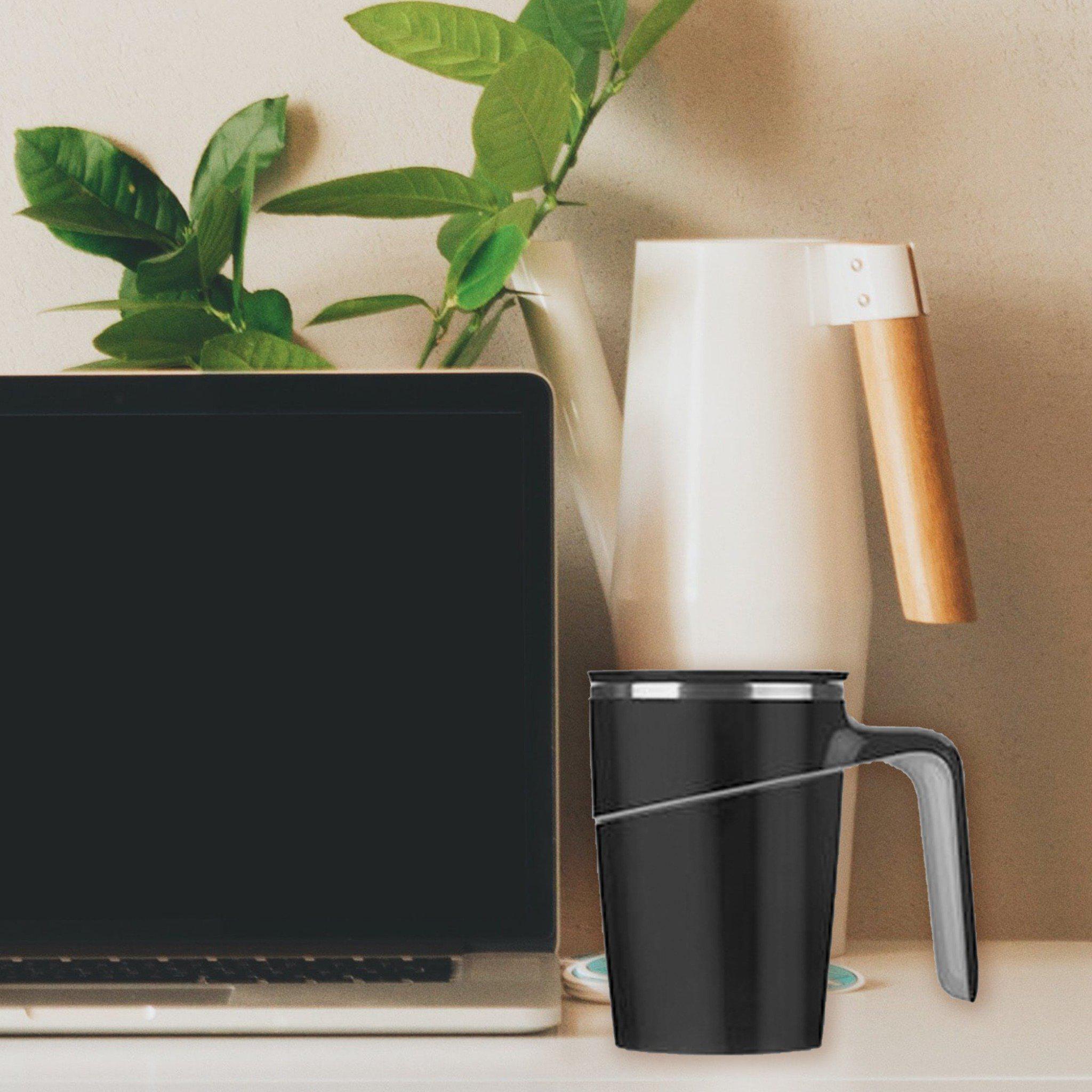 Mug - Artiart Suction Grace Mug Black - KLOSH