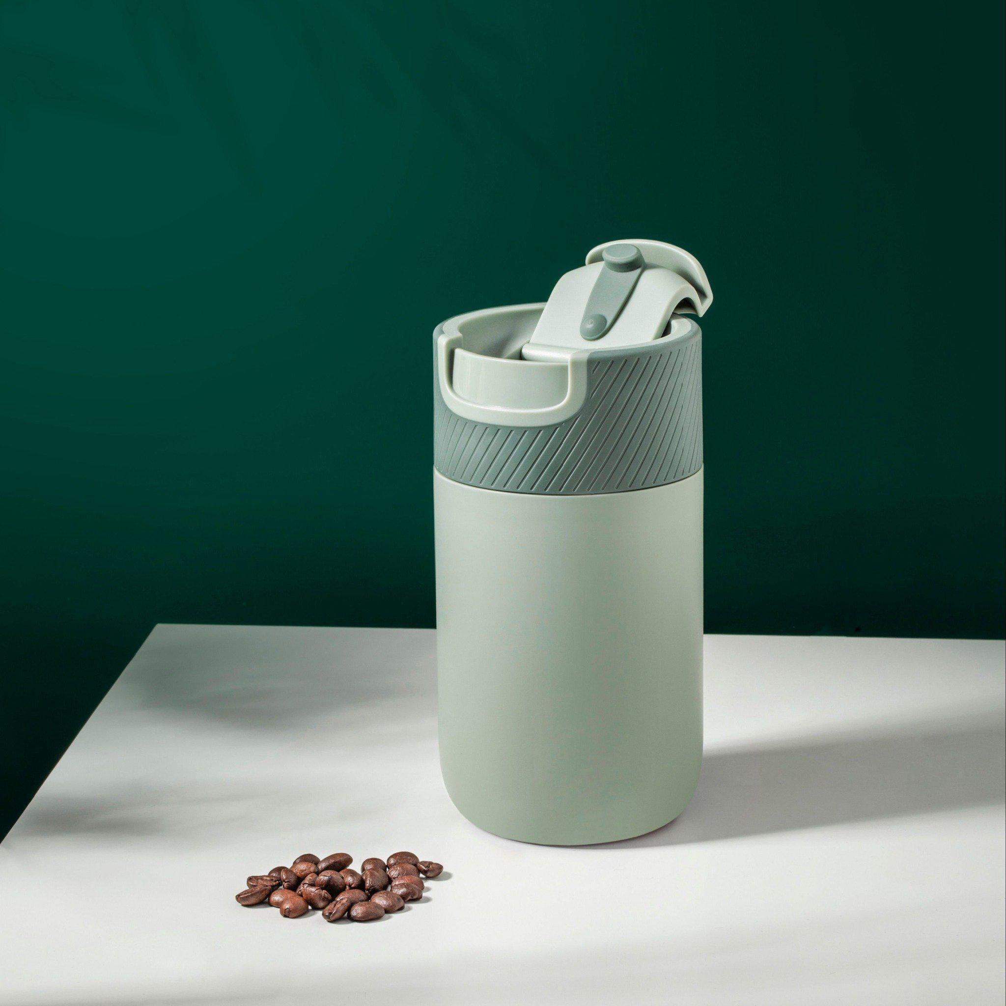 Mug - Water Logo by Artiart Suction Zebra Café Mug Green - KLOSH