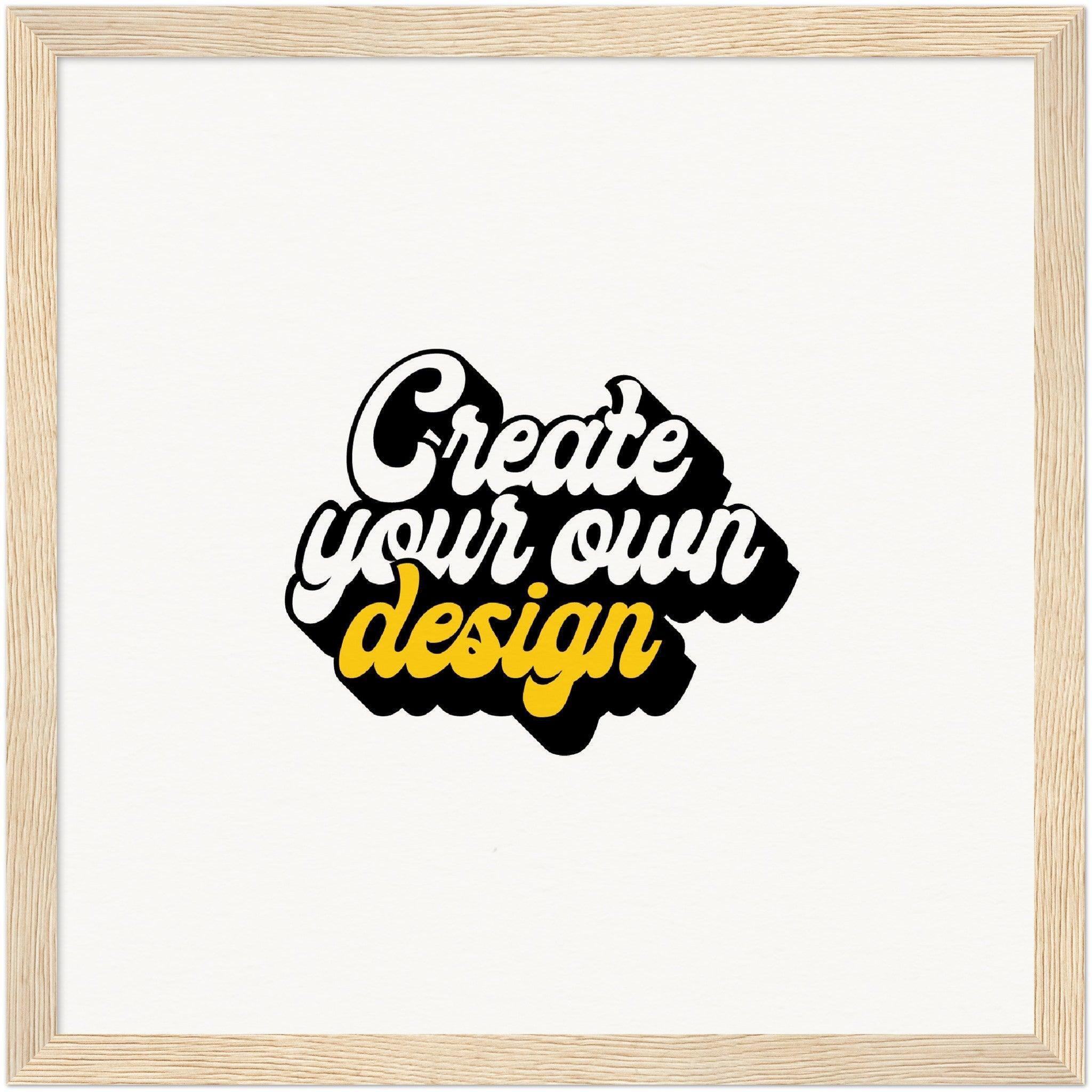 Museum-Quality Matte Paper Wooden Framed Poster - KLOSH