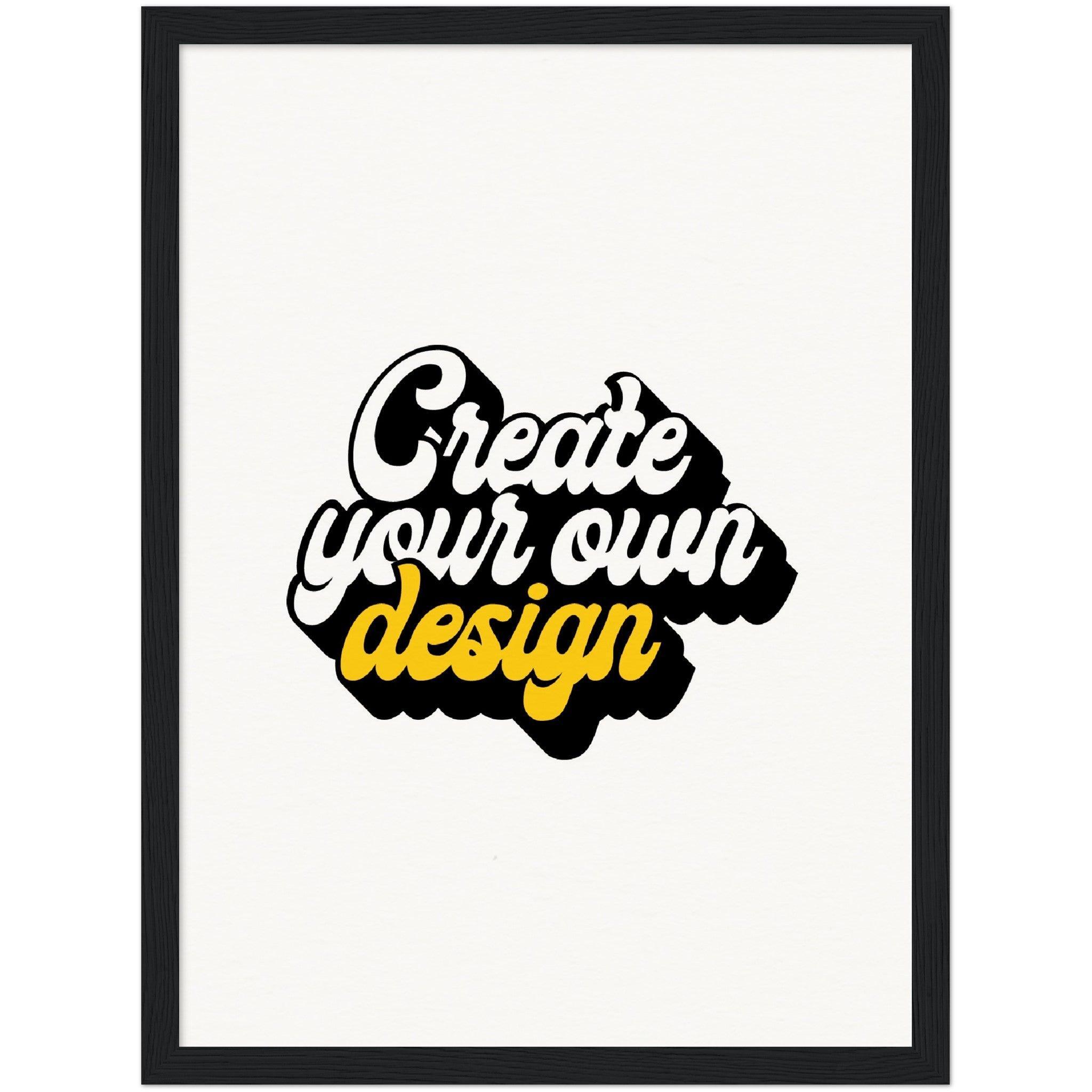 Museum-Quality Matte Paper Wooden Framed Poster - KLOSH