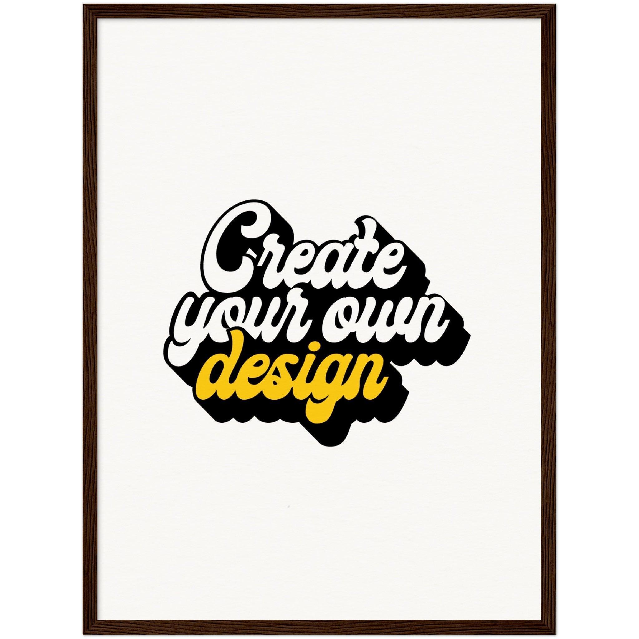 Museum-Quality Matte Paper Wooden Framed Poster - KLOSH