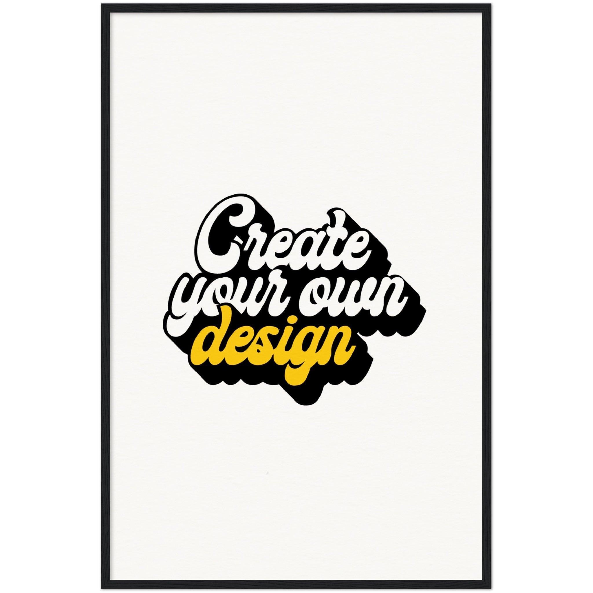 Museum-Quality Matte Paper Wooden Framed Poster - KLOSH