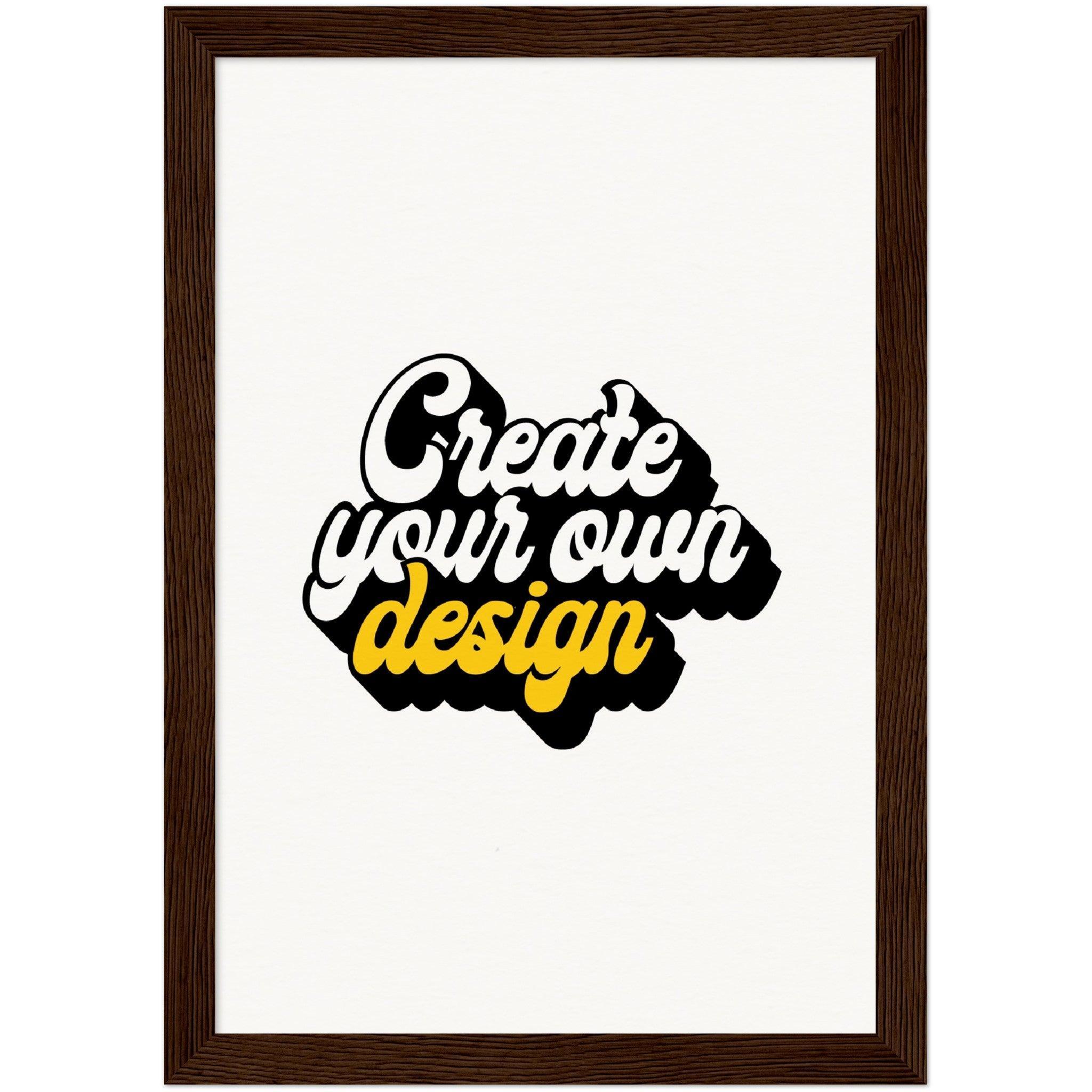 Museum-Quality Matte Paper Wooden Framed Poster - KLOSH