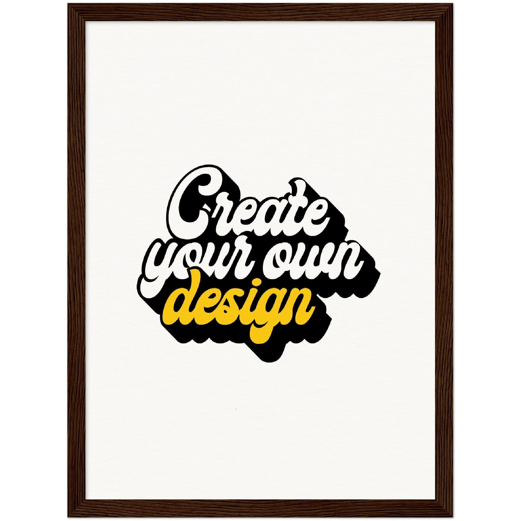 Museum-Quality Matte Paper Wooden Framed Poster - KLOSH