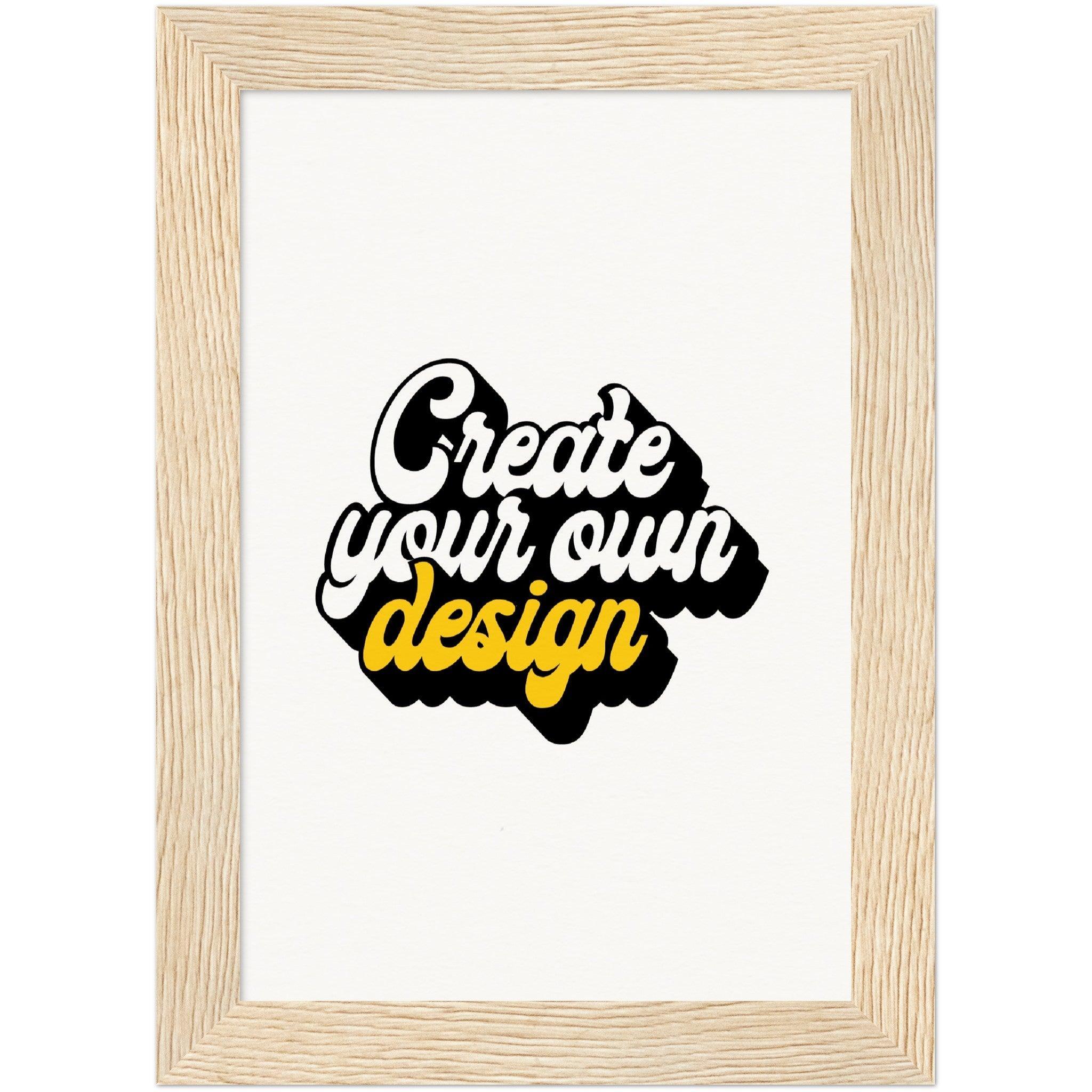 Museum-Quality Matte Paper Wooden Framed Poster - KLOSH