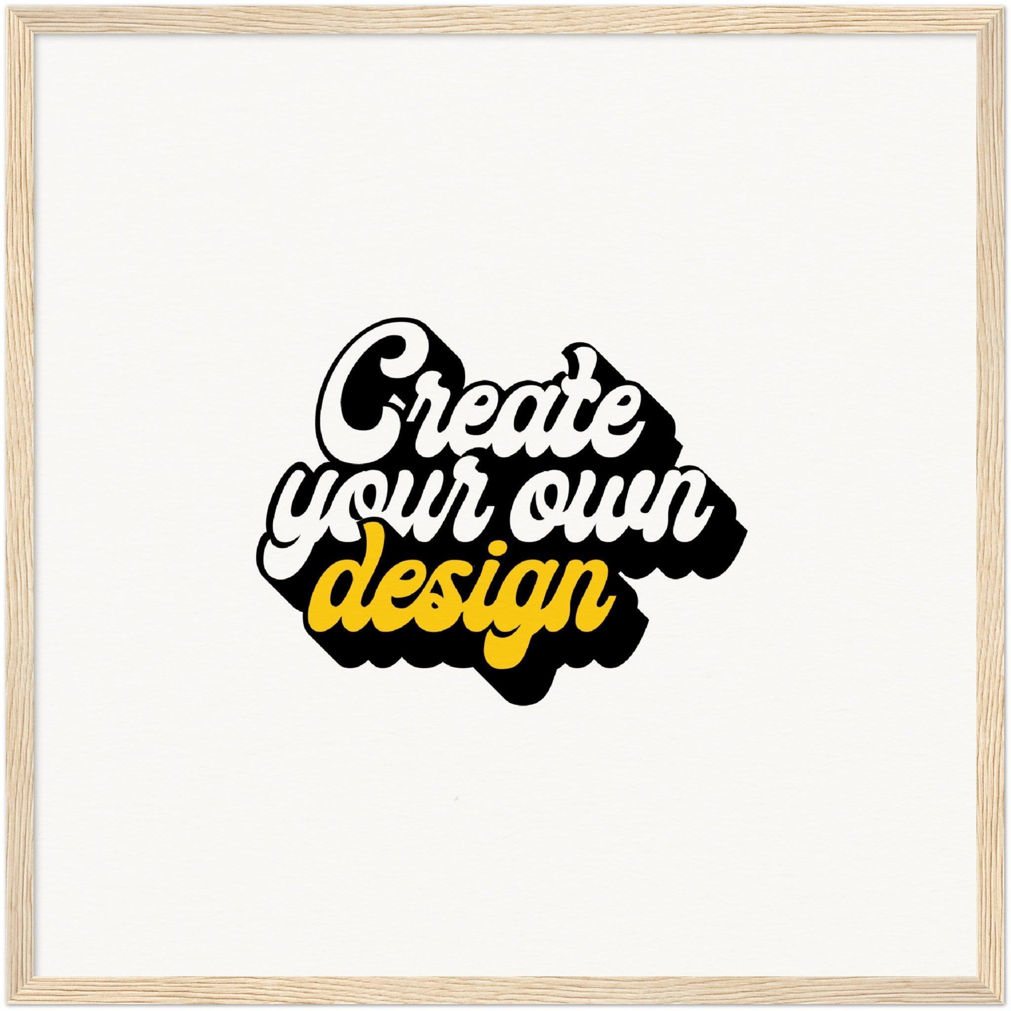 Museum-Quality Matte Paper Wooden Framed Poster - KLOSH