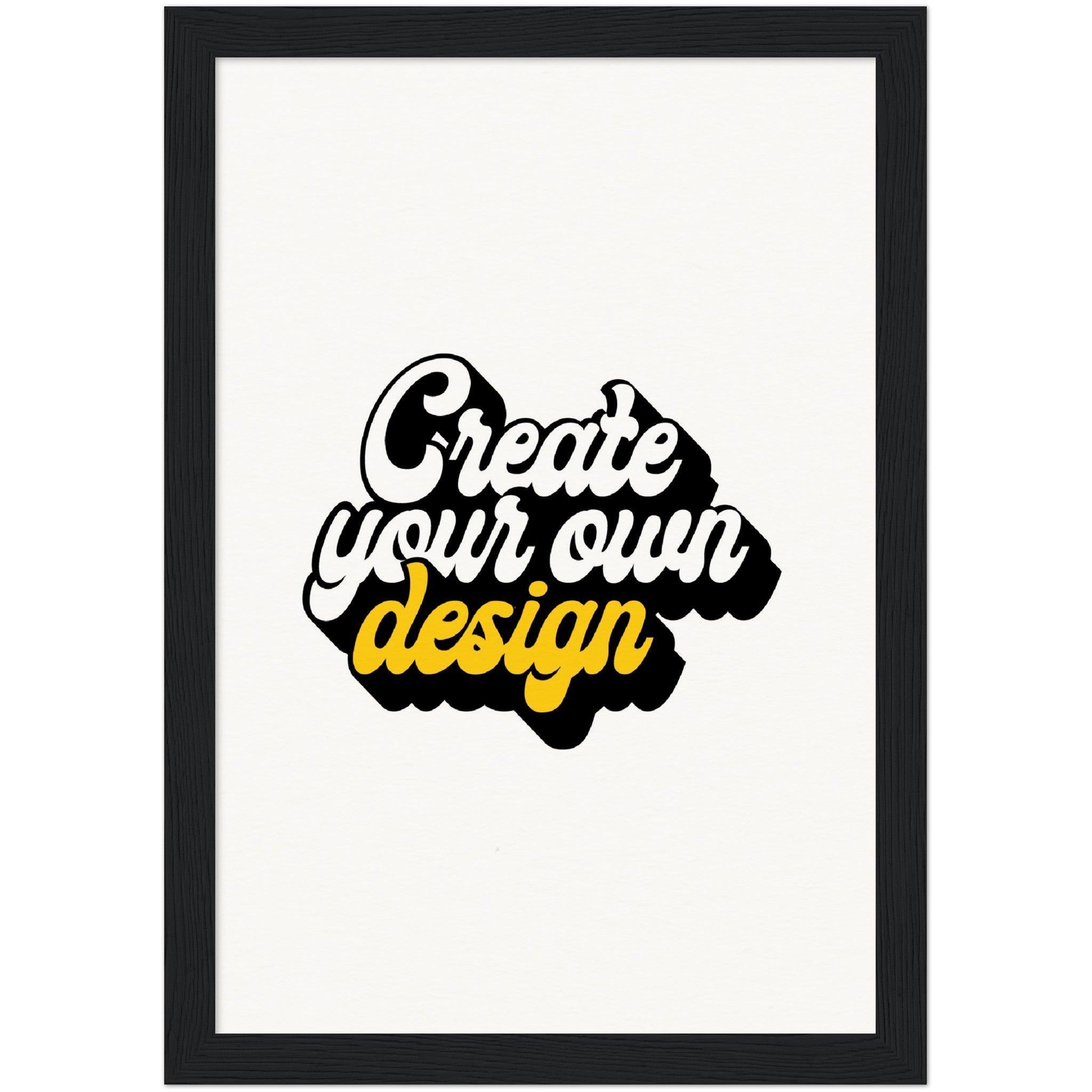 Museum-Quality Matte Paper Wooden Framed Poster - KLOSH