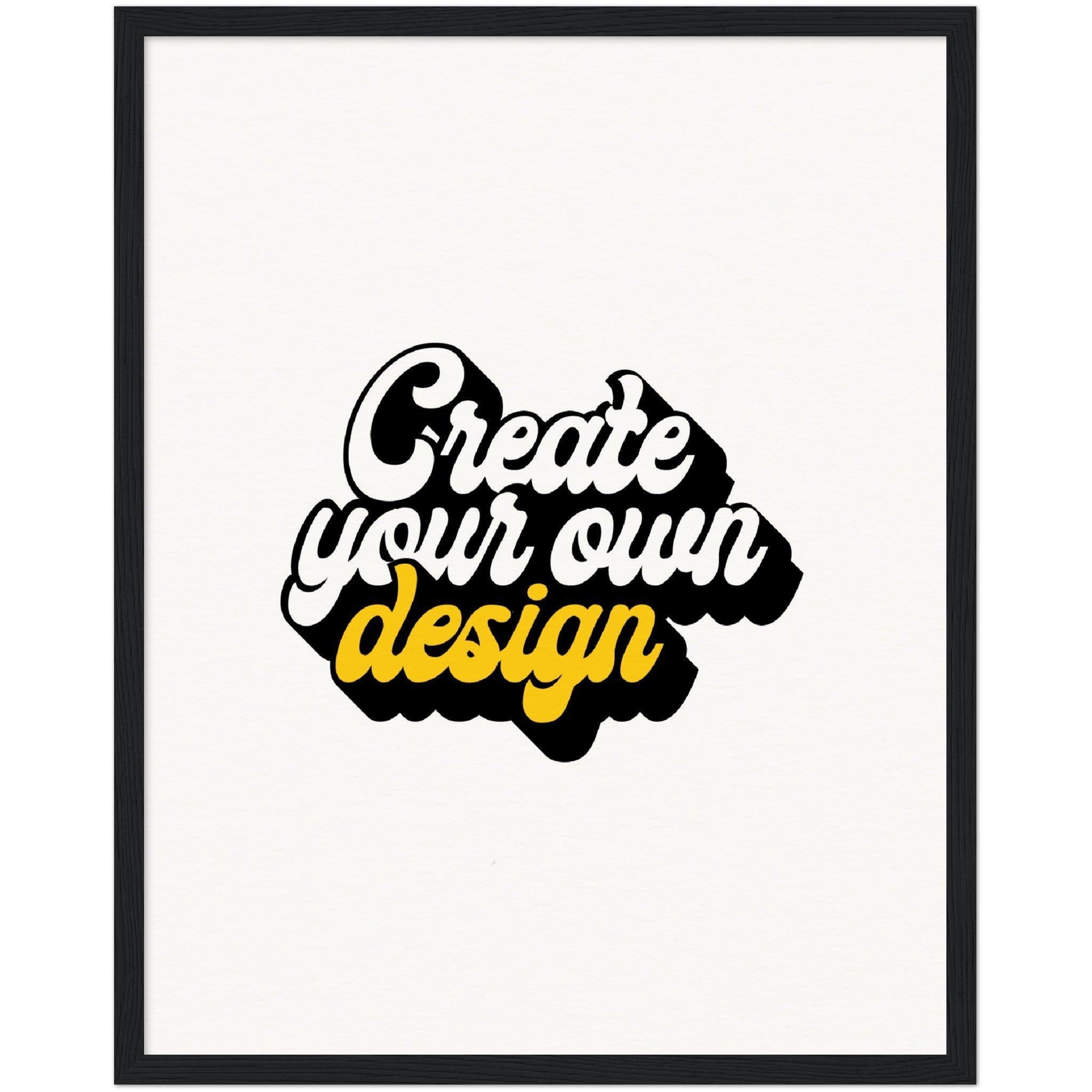 Museum-Quality Matte Paper Wooden Framed Poster - KLOSH