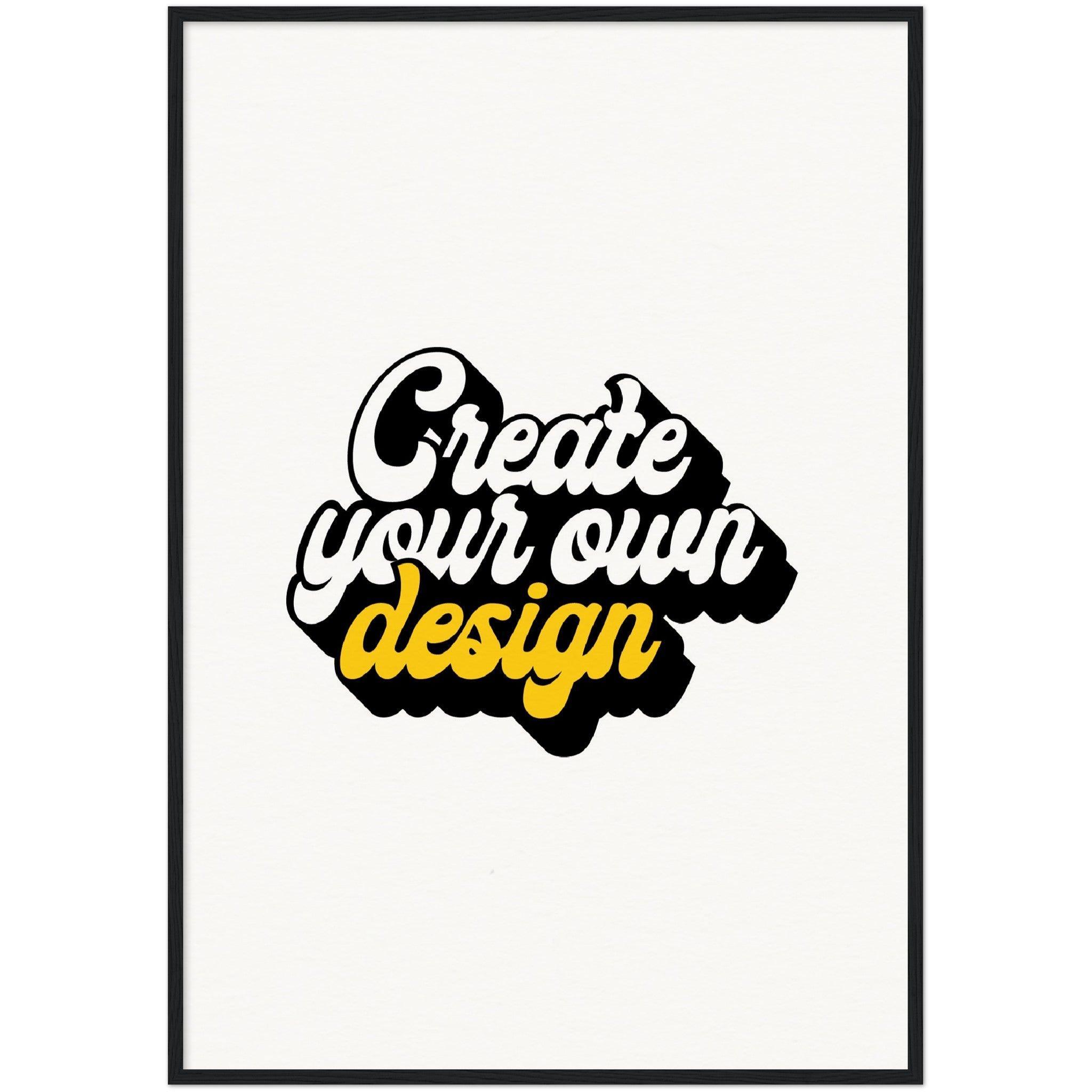 Museum-Quality Matte Paper Wooden Framed Poster - KLOSH