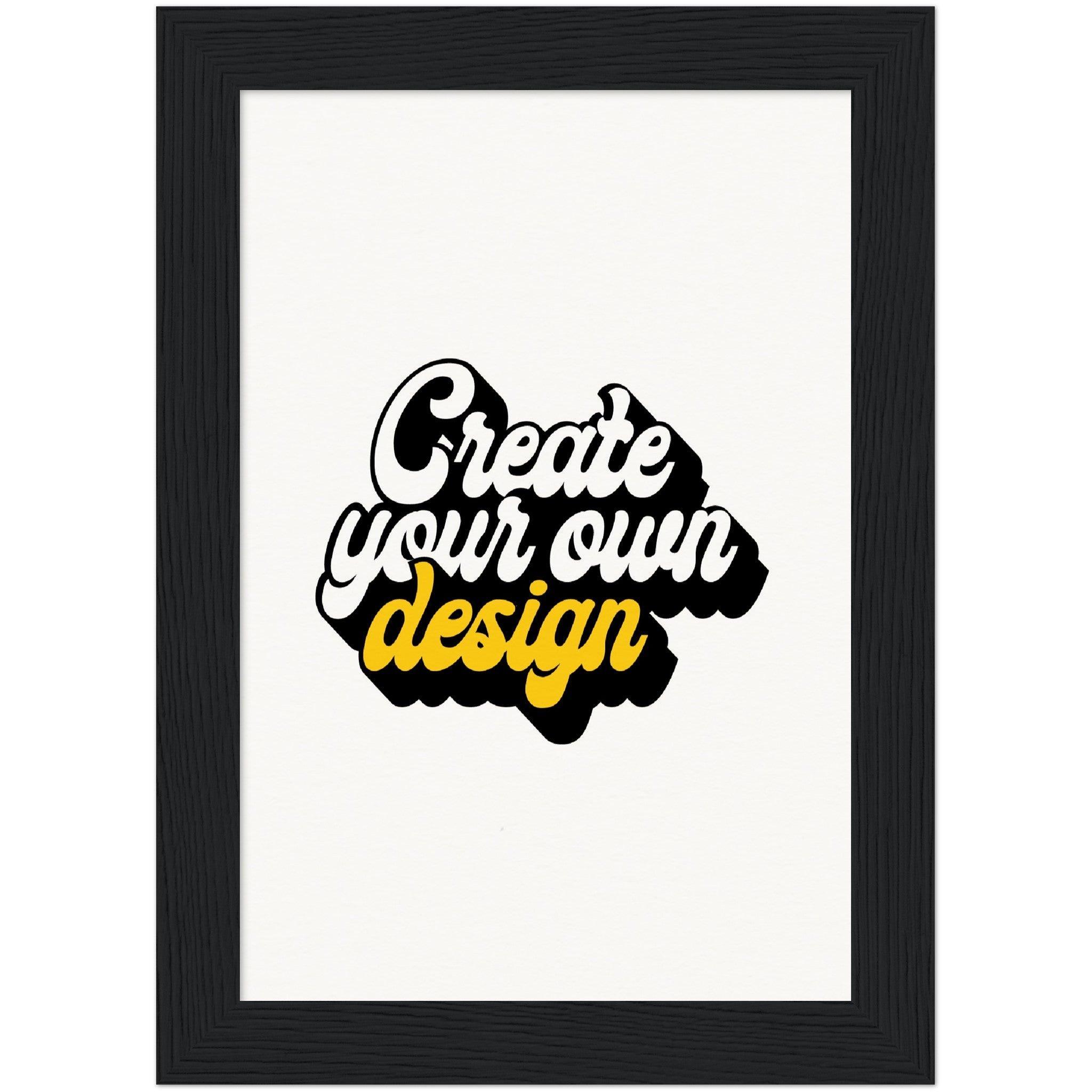 Museum-Quality Matte Paper Wooden Framed Poster - KLOSH
