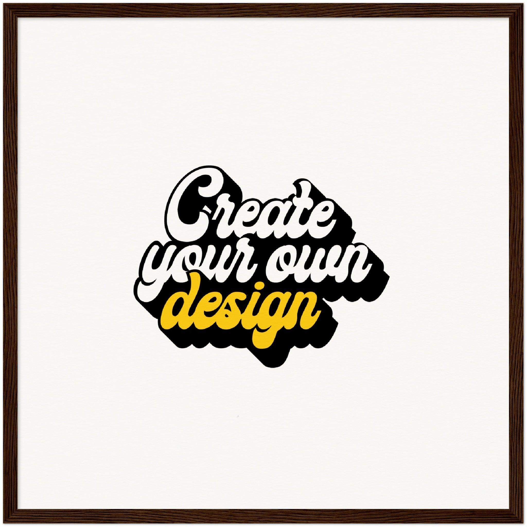 Museum-Quality Matte Paper Wooden Framed Poster - KLOSH