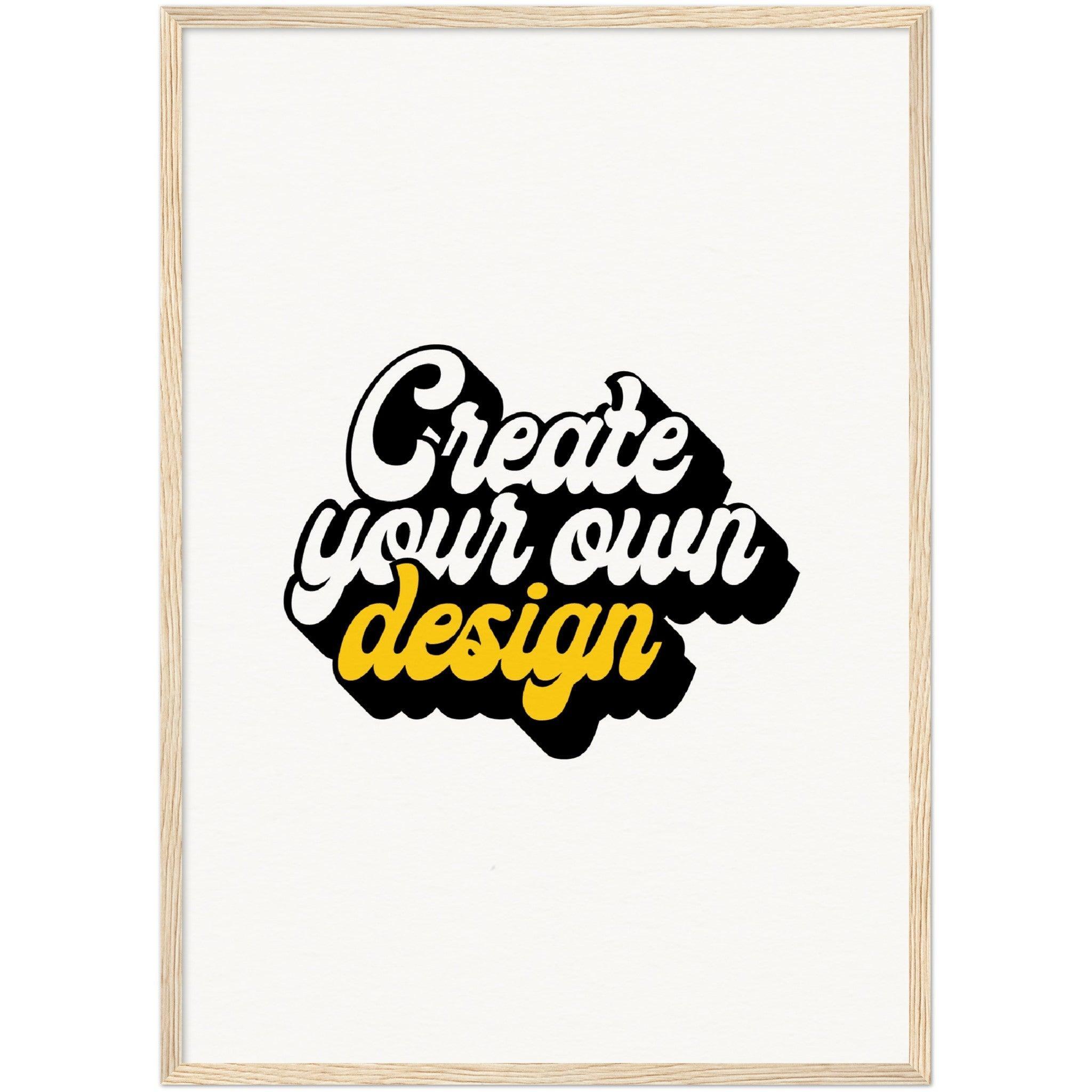 Museum-Quality Matte Paper Wooden Framed Poster - KLOSH