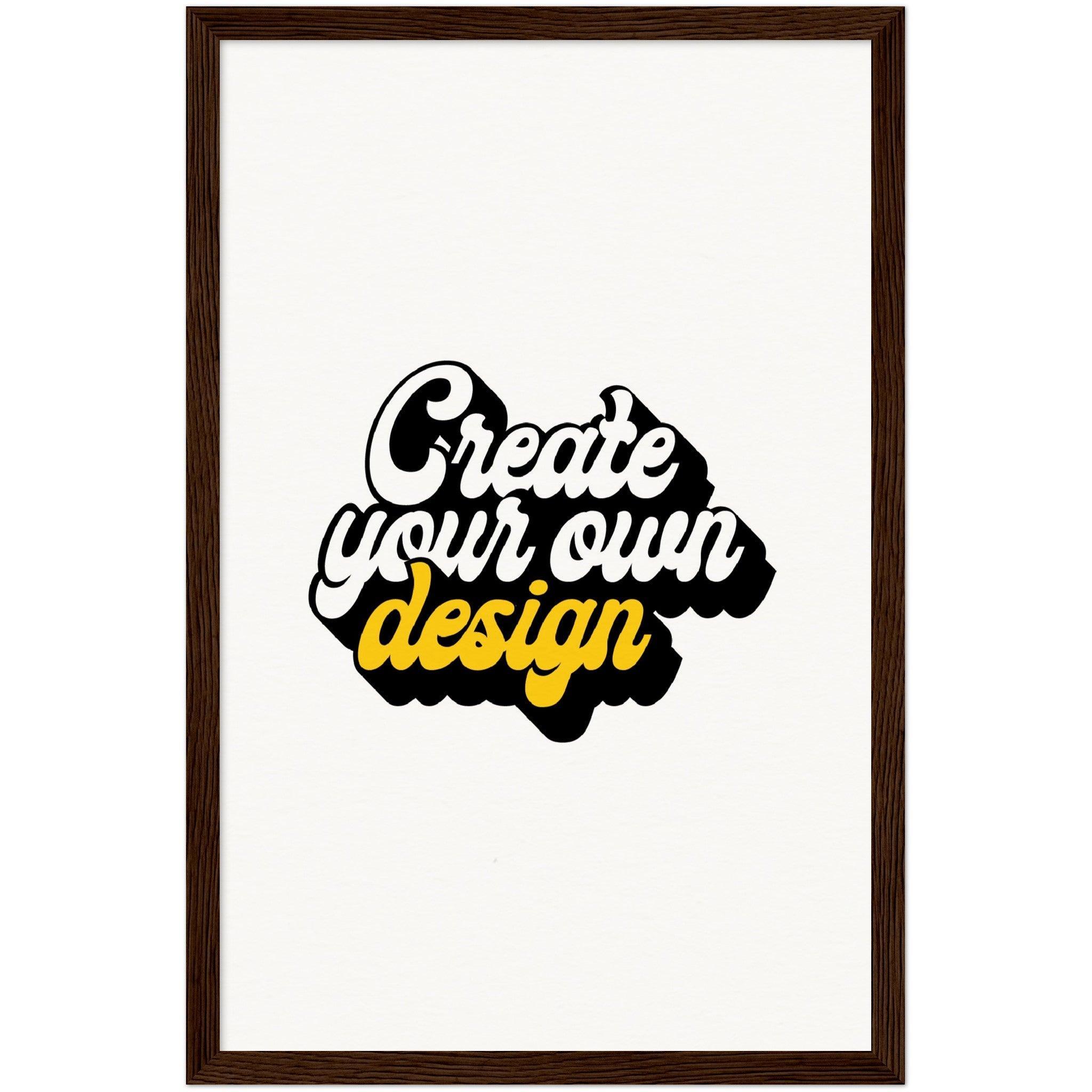 Museum-Quality Matte Paper Wooden Framed Poster - KLOSH