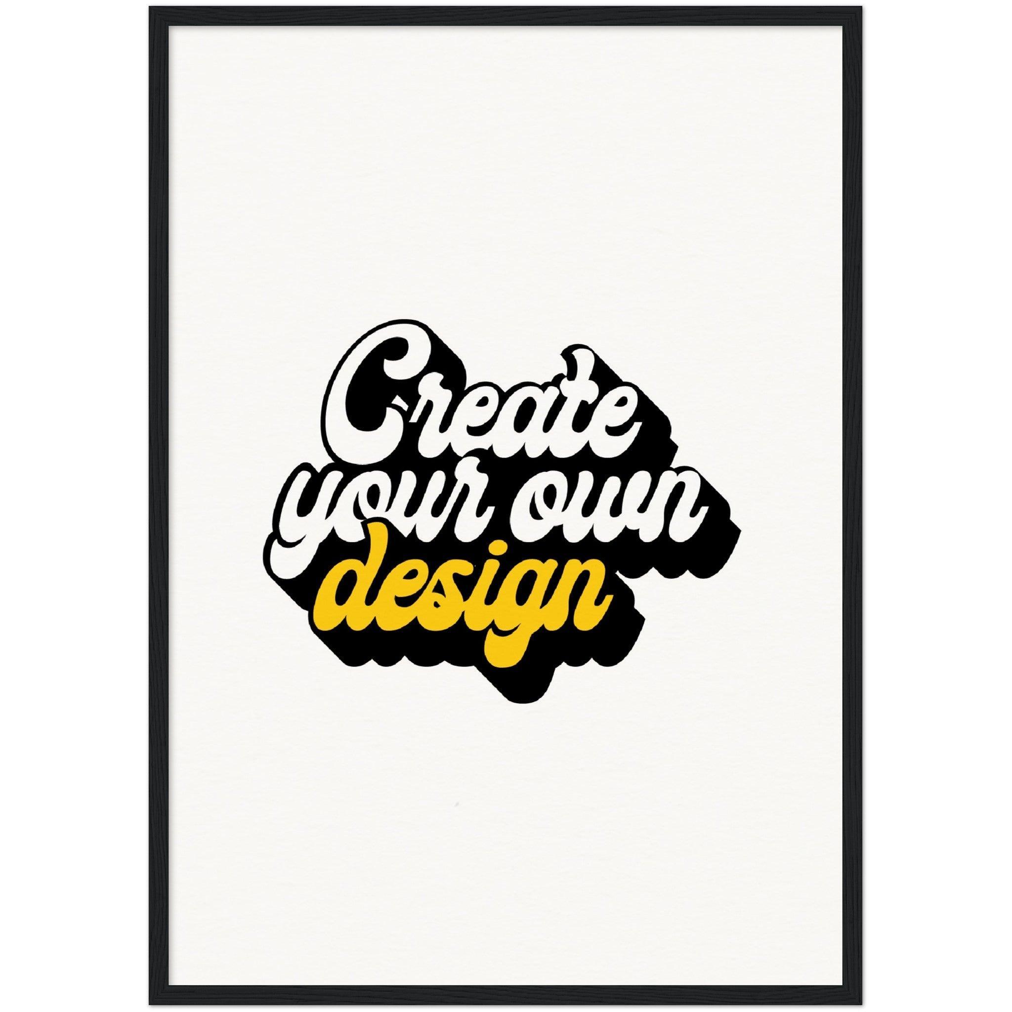 Museum-Quality Matte Paper Wooden Framed Poster - KLOSH