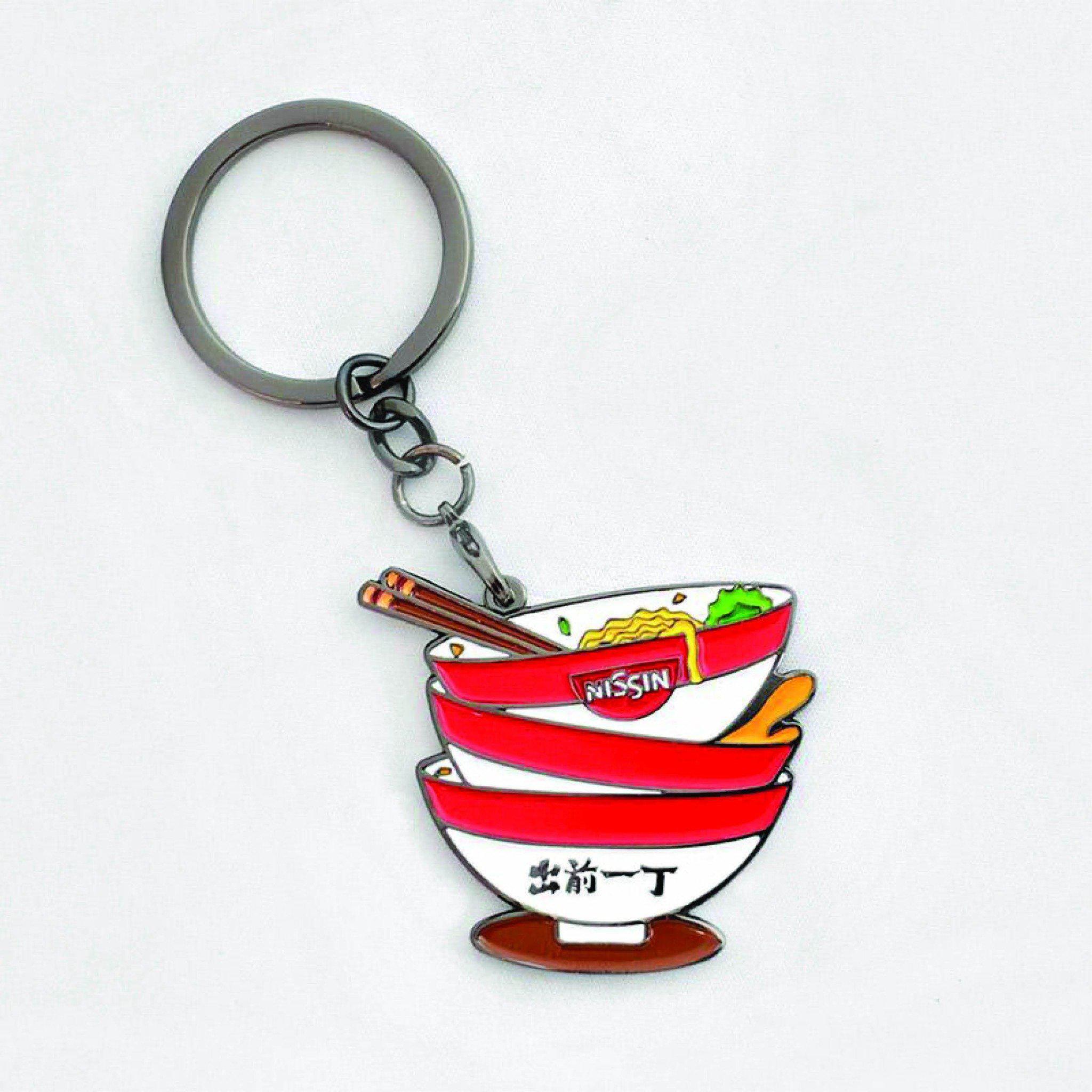 Nissin Badge Keychain - Stacked Bowl - KLOSH
