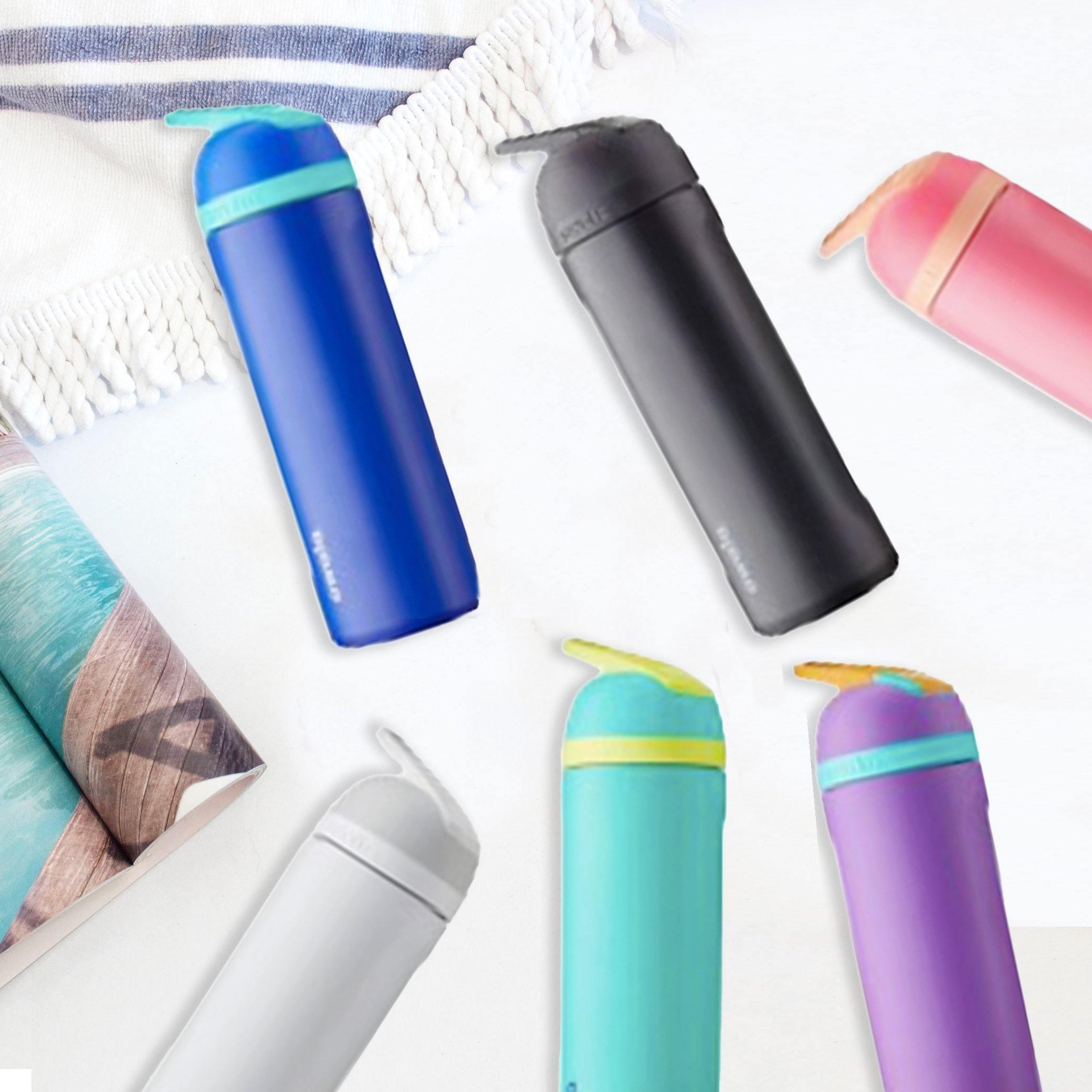 Owala Flip™ Insulated Stainless-Steel Water Bottle with Locking Push-Button Lid, 19-Ounce (562ml) - KLOSH