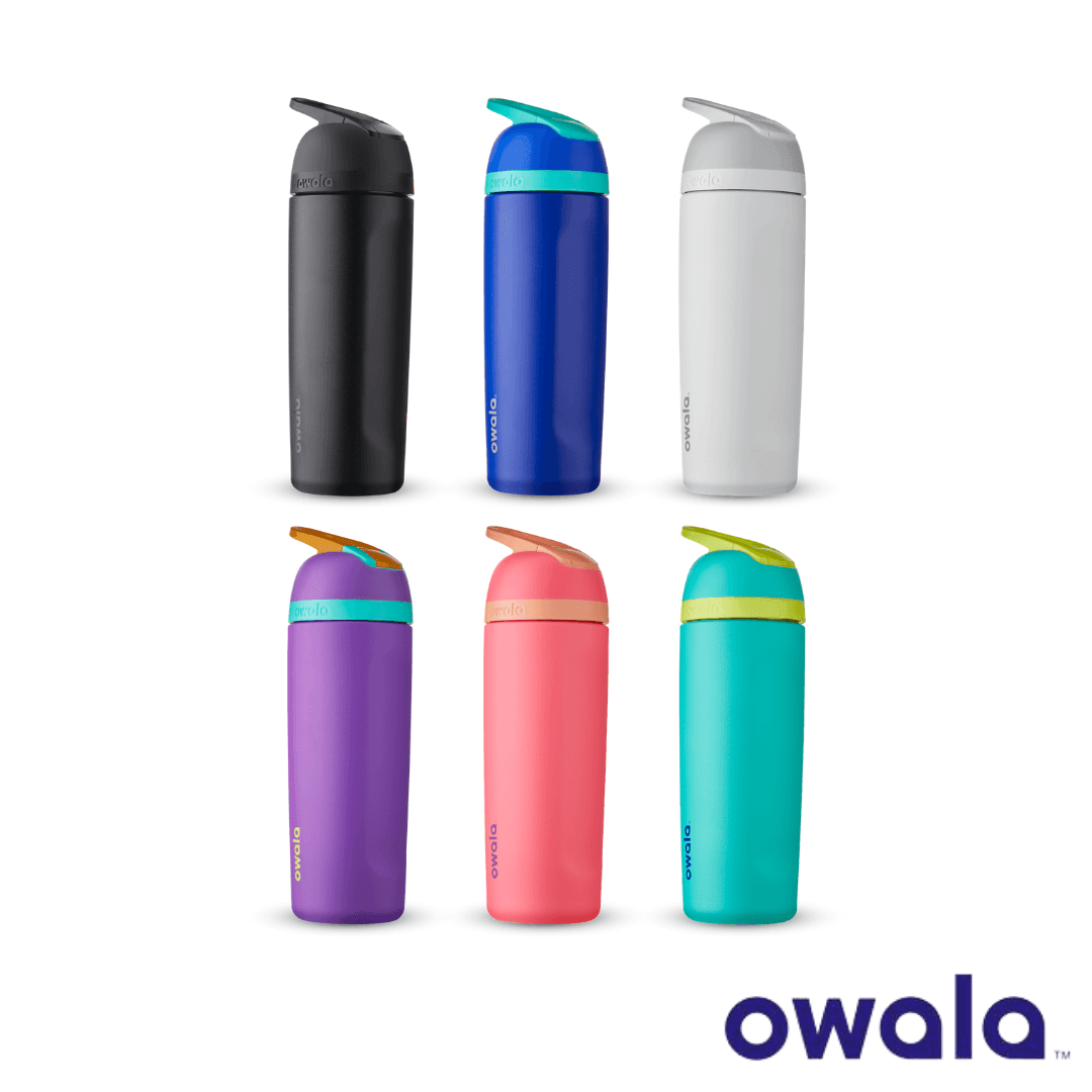 Owala Flip™ Insulated Stainless-Steel Water Bottle with Locking Push-Button Lid, 24-Ounce (710ml) - KLOSH