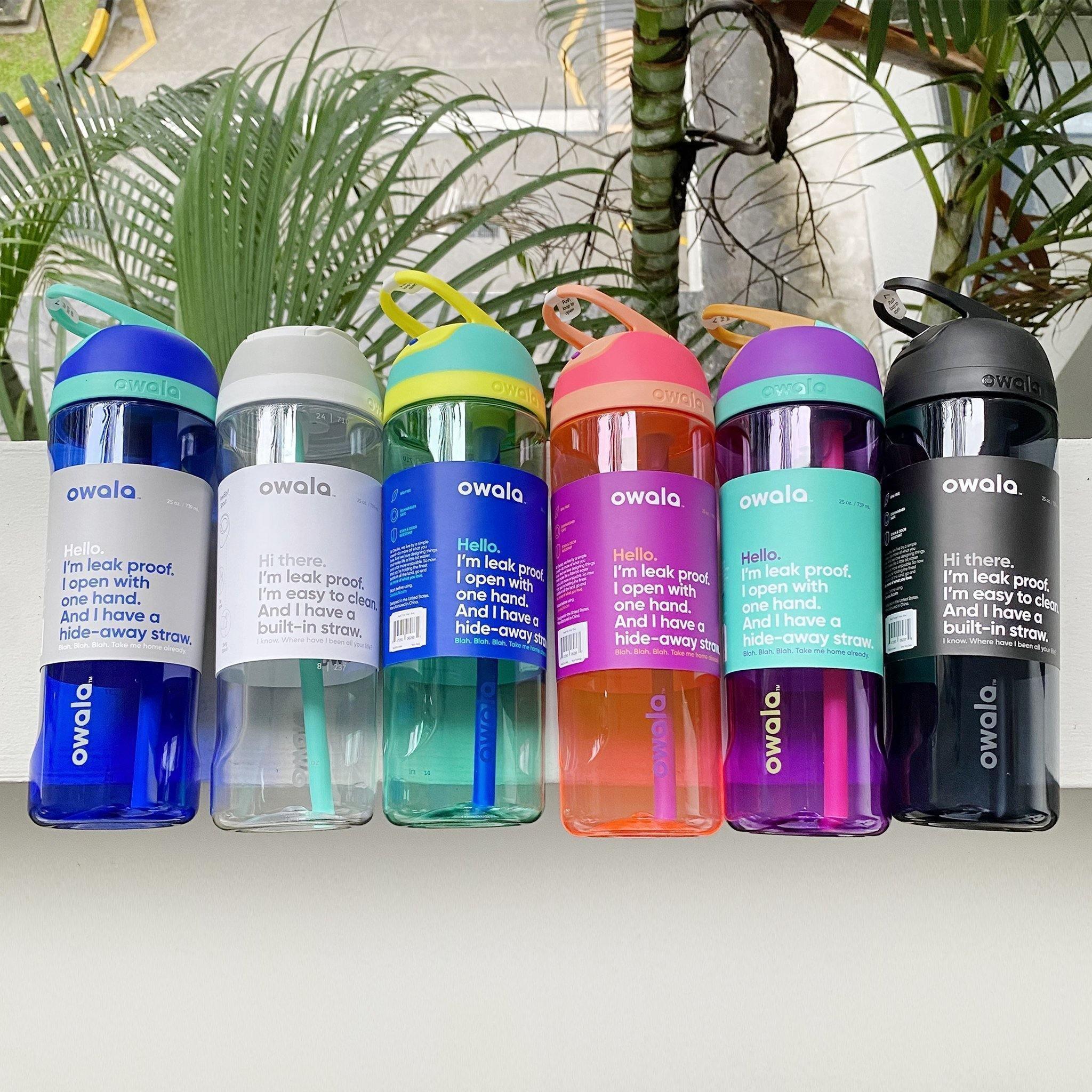 Owala Flip™ Tritan Water Bottle with Locking Push-Button Lid, 25-Ounce (740ml) - KLOSH